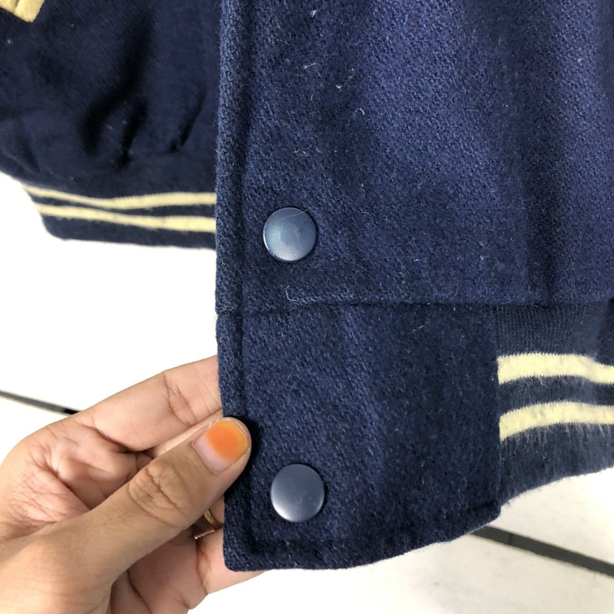 Vintage 🔥VINTAGE WOOL VARSITY JACKET WONDERSTORY ISSEY MIYAKE Size US M / EU 48-50 / 2 - 20 Thumbnail