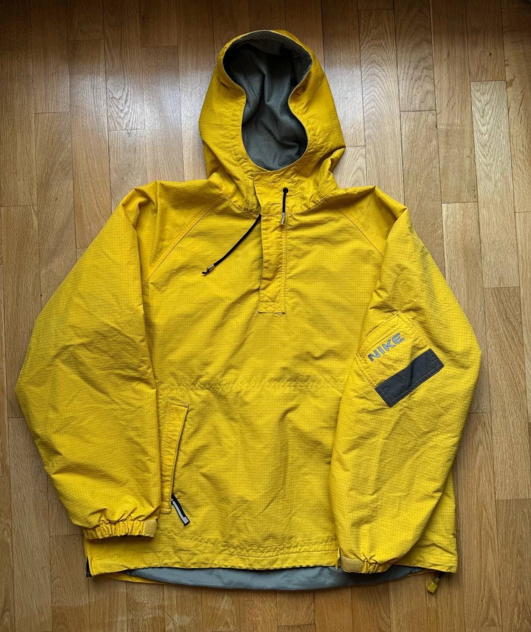 Nike Vintage Nike yellow anorak jacket Size US XL / EU 56 / 4 - 1 Thumbnail
