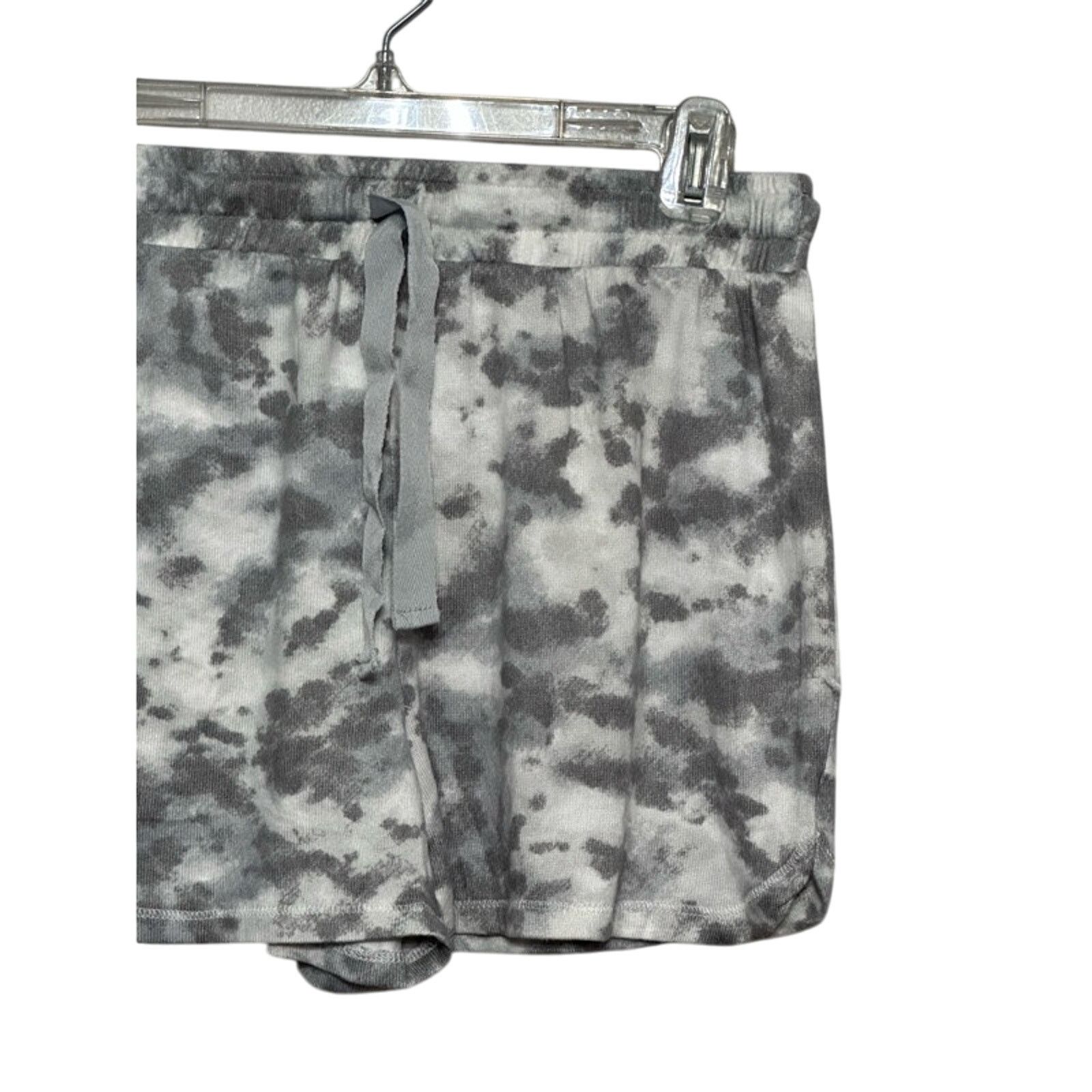 Other Lounge Shorts Tie Dye Soft High Rise Knit Gray M NWOT Size 32" / US 10 / IT 46 - 3 Thumbnail