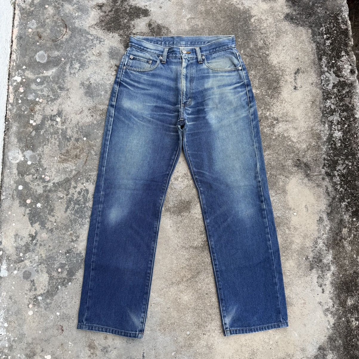 Japanese Brand Vintage OutGear Faded Mud washer Denim Jean Pants W30 Size US 30 / EU 46 - 1 Thumbnail