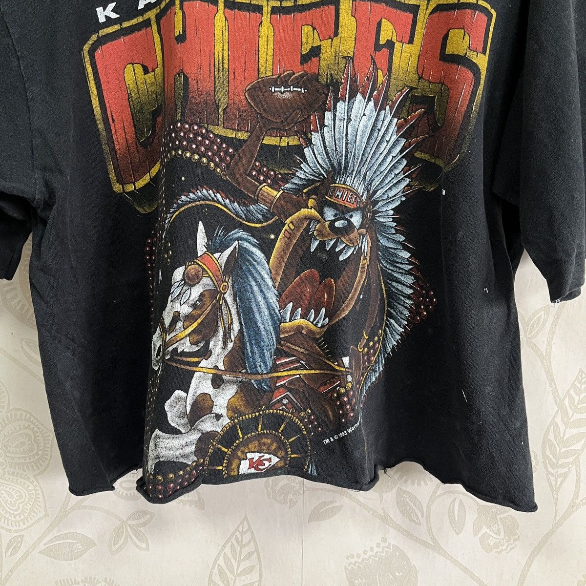 Vintage Vintage Tazmania Kansas City Cut TShirt Size US L / EU 52-54 / 3 - 9 Thumbnail