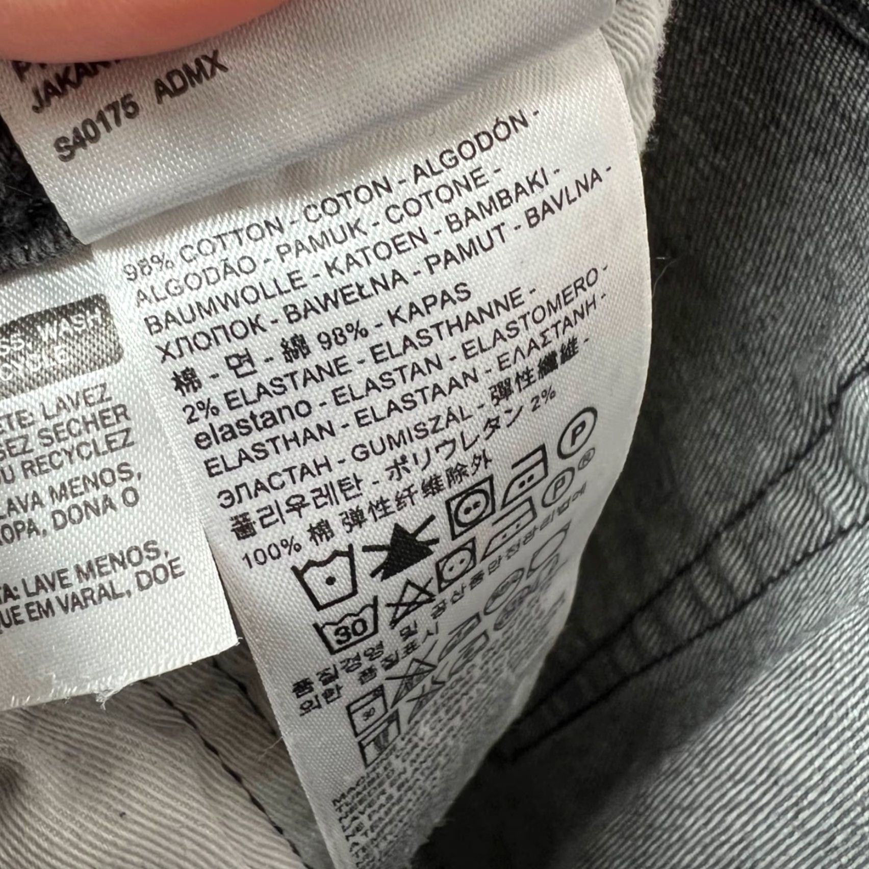 Levi's Levis Levi's 510 Jeans Mens 29 x 32 Skinny Fit Stretch Denim Dark Gray 5-Pocket Regular Size US 29 - 4 Thumbnail