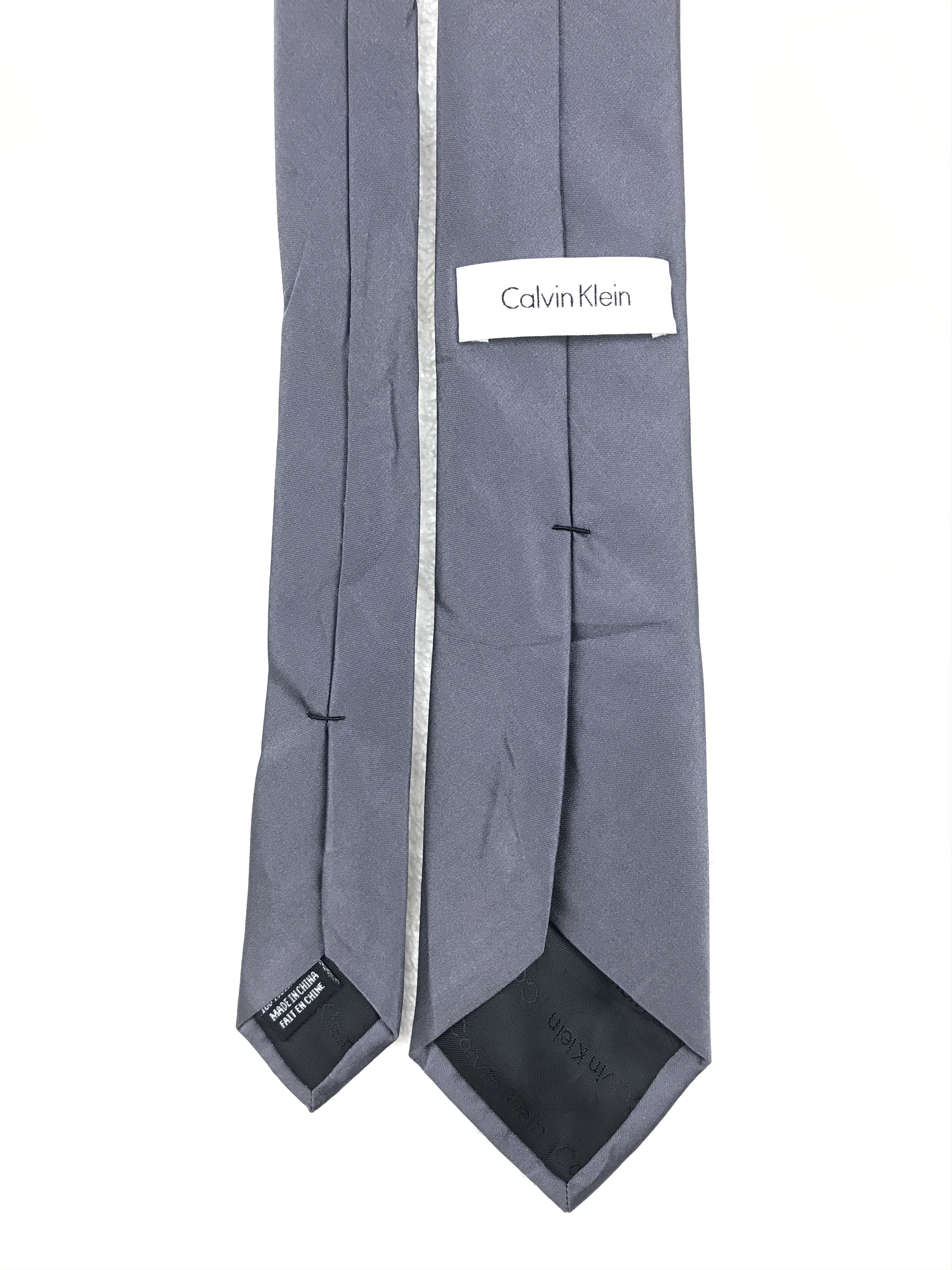 Calvin Klein × Designer × Vintage Vintage Calvin Klein Silk Necktie Size ONE SIZE - 4 Thumbnail