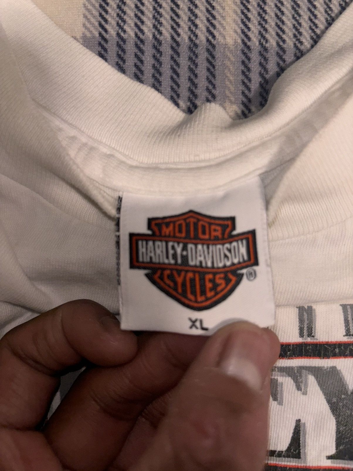 Harley Davidson Vintage 2005 Harley Davidson White T-Shirt Men's XL Size US XL / EU 56 / 4 - 5 Thumbnail