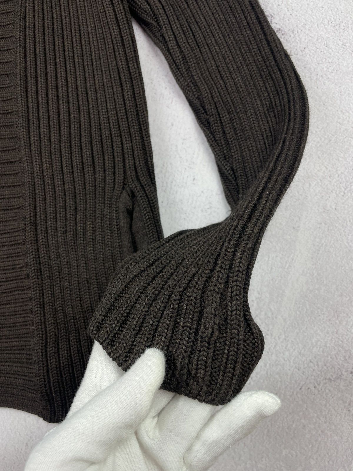 FUZZI × Jean Paul Gaultier × Vintage Vintage Jean Paul Gaultier Fuzzi Knitted Cardigan-Sweater Size M / US 6-8 / IT 42-44 - 10 Thumbnail
