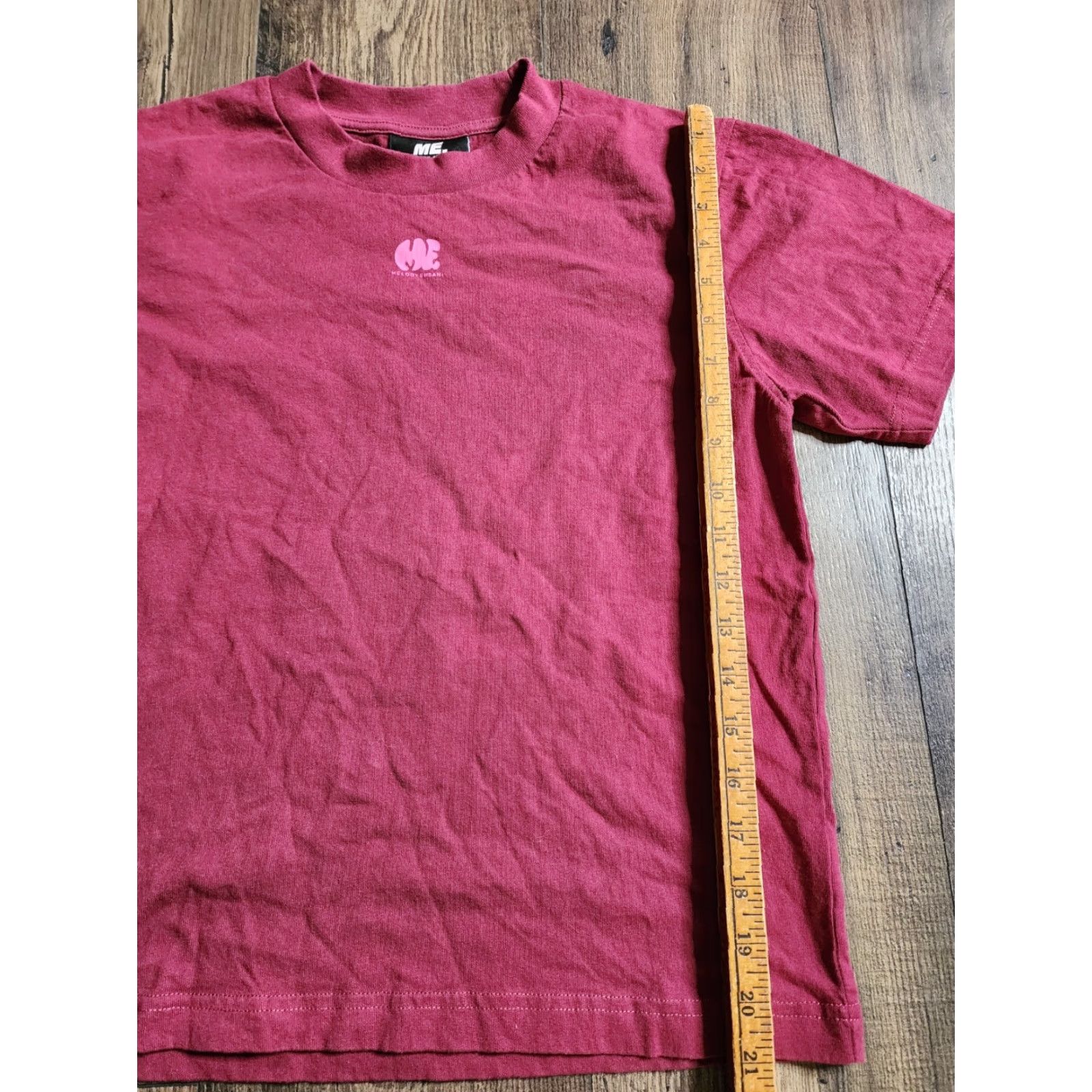 Vintage ME Melody Ehsani Trust Your Gut T Shirt Womens XS Red Short Sleeve Crew Neck Cotton Size XS / US 0-2 / IT 36-38 - 4 Thumbnail