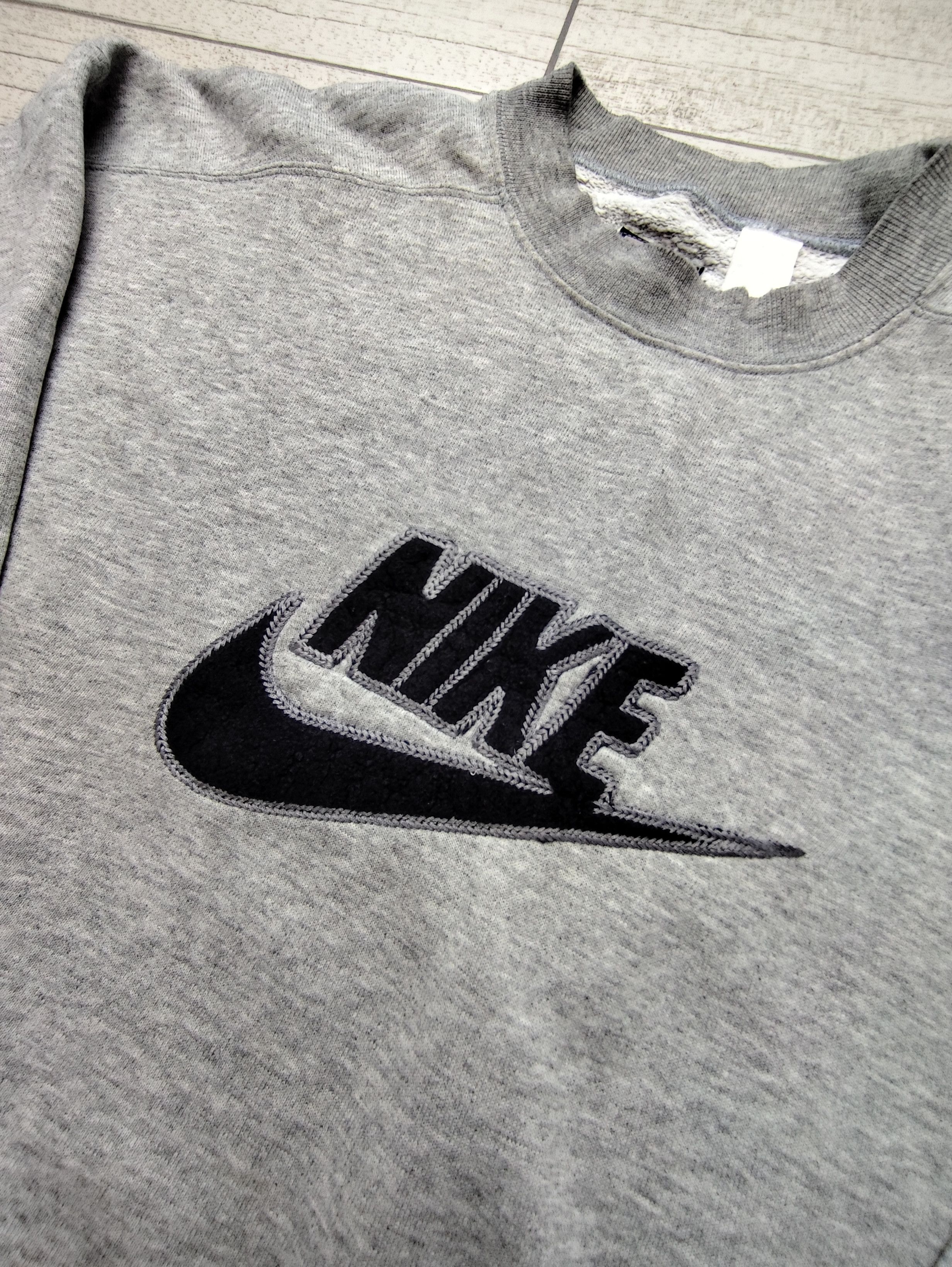 Nike Vintage streetwear y2k Nike Center Swoosh Sweatshirt 90s Size US M / EU 48-50 / 2 - 2 Thumbnail