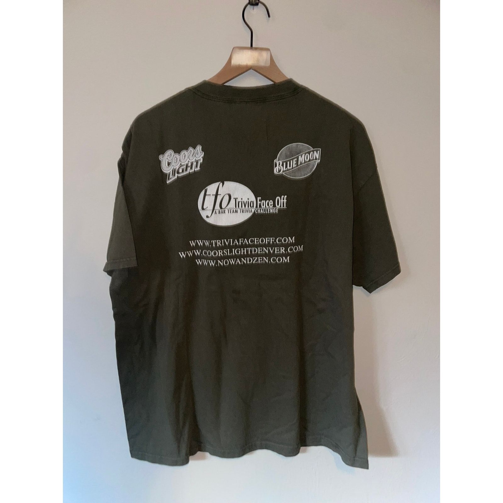 Delta Vintage Trivia Shirt Not All Here Coors Light Denver Tee XL Size US XL / EU 56 / 4 - 5 Thumbnail