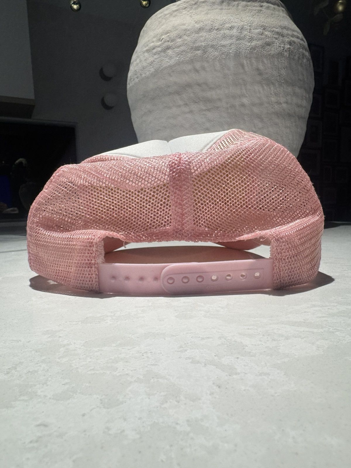 Chrome Hearts Chrome Hearts Pink F*ck Trucker Hat Size ONE SIZE - 6 Thumbnail