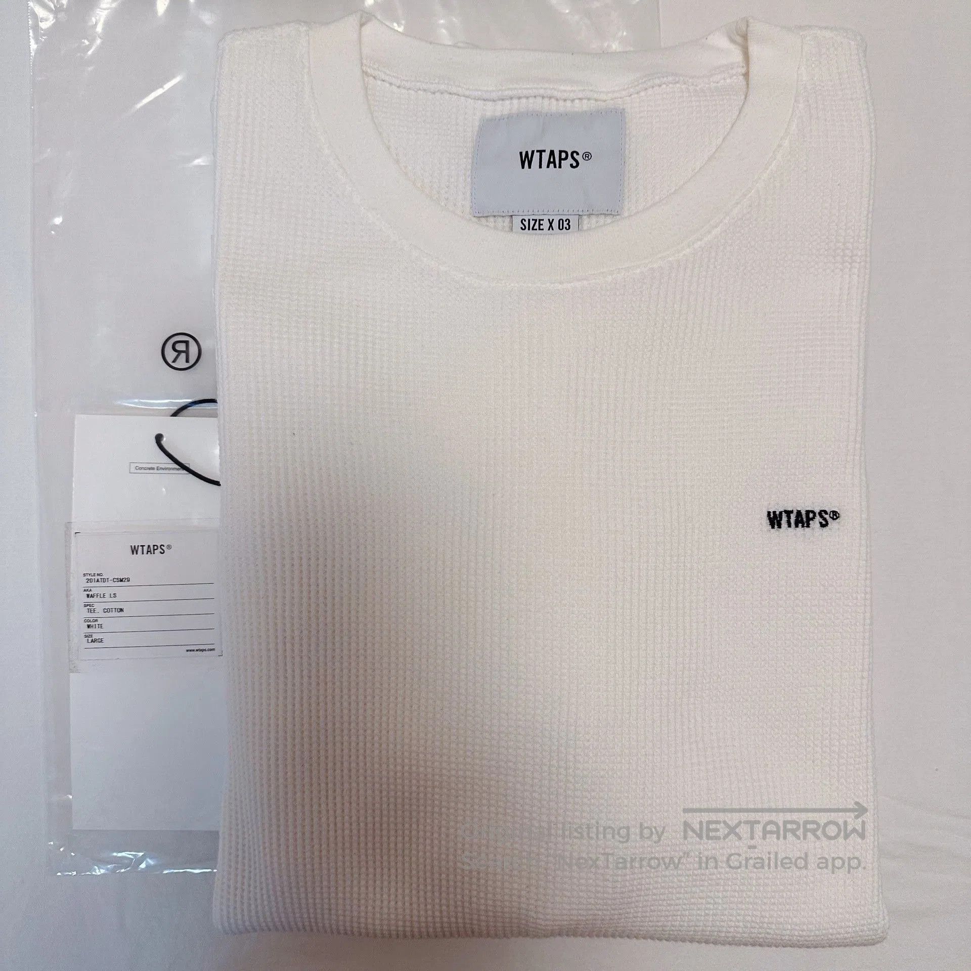 Wtaps WTAPS Waffle Long Sleeve. Size US L / EU 52-54 / 3 - 4 Thumbnail