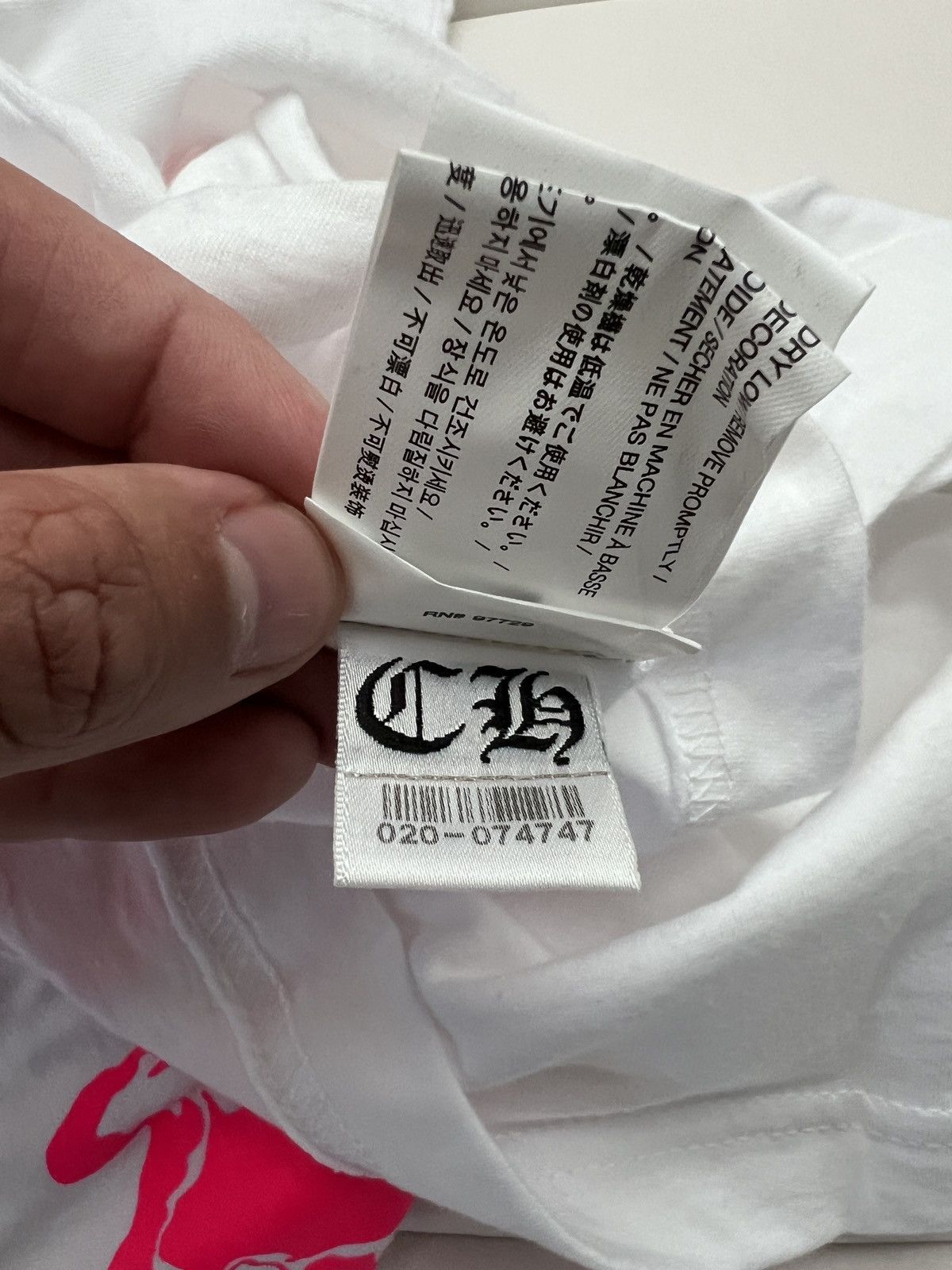 Chrome Hearts Chrome hearts logo t shirt Size US S / EU 44-46 / 1 - 6 Thumbnail