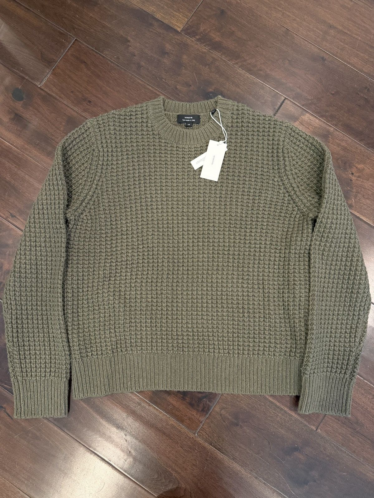 Vince Vince macro waffle stitch knit Size US L / EU 52-54 / 3 - 1 Thumbnail