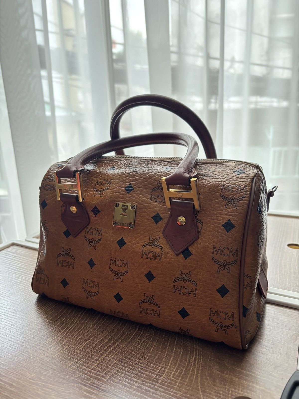 MCM MCM Visetos Boston Bag Size ONE SIZE - 1 Thumbnail
