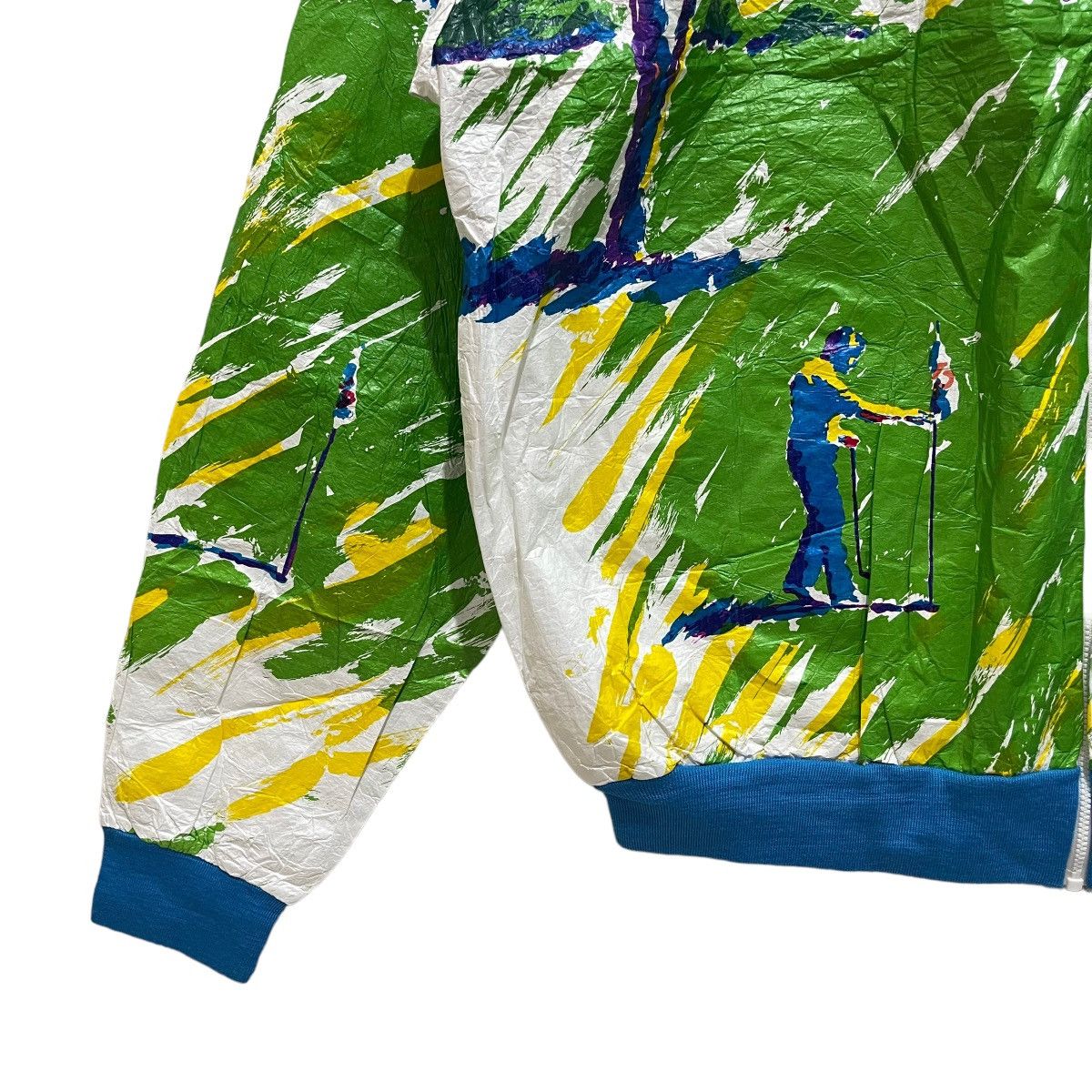 Golf le Fleur Rare Vintage Graphic Design Golf Printed Zipper Light Jacket Size US XL / EU 56 / 4 - 7 Thumbnail