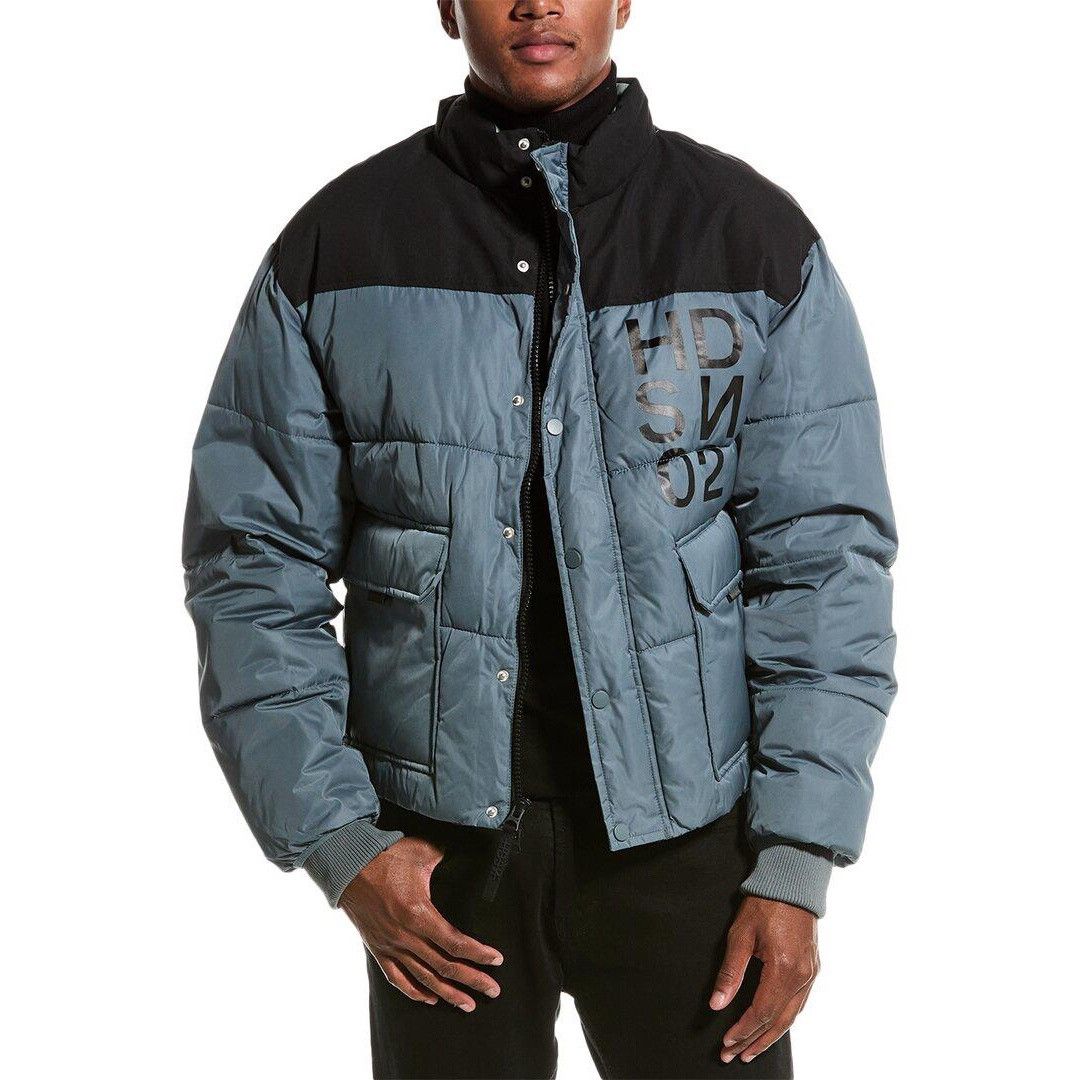 Hudson HUDSON Quilt Short Puffer Jacket in Stormy Blue Size US M / EU 48-50 / 2 - 12 Thumbnail