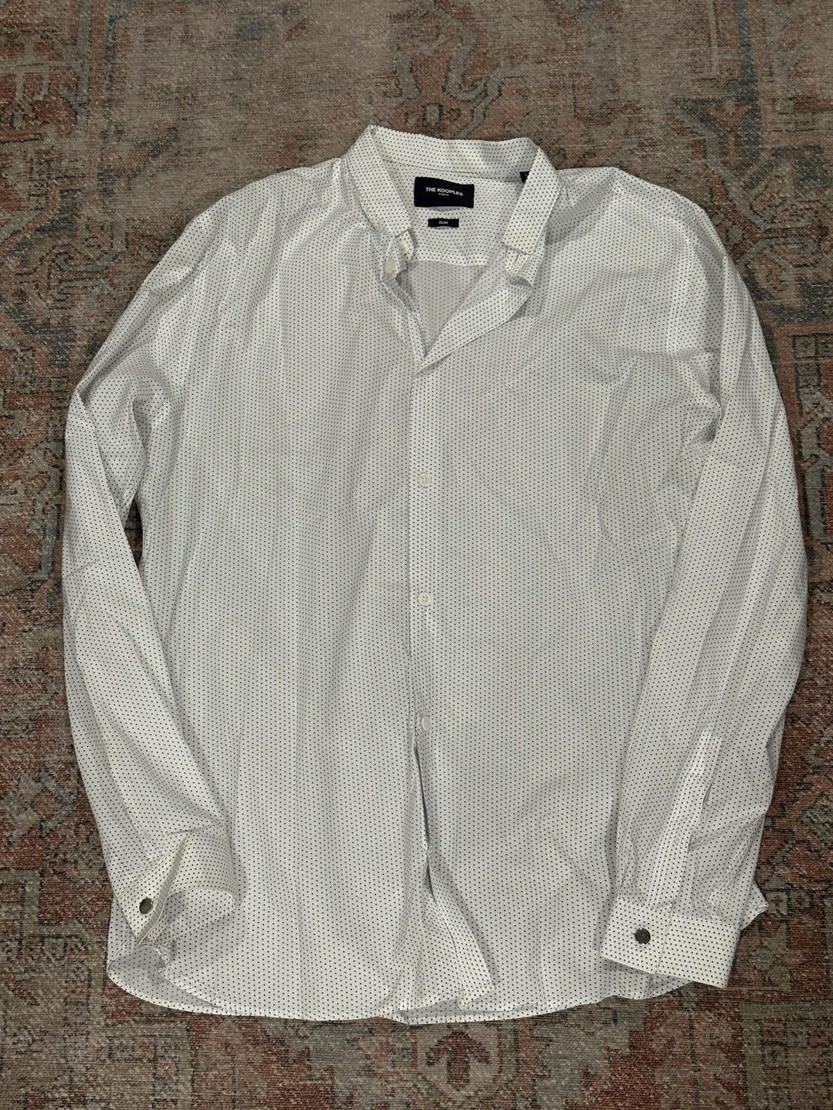 The Kooples The Kooples White Button Up Shirt Size US L / EU 52-54 / 3 - 1 Thumbnail