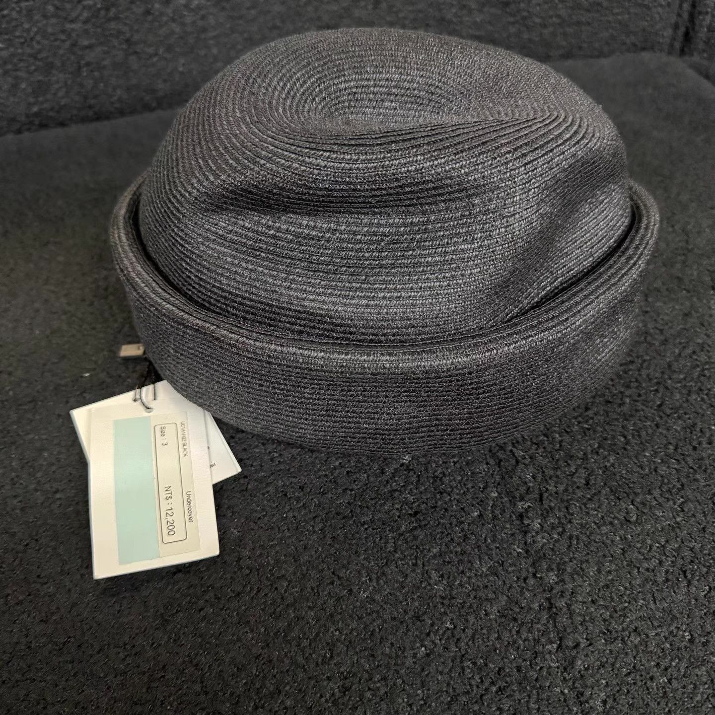 Undercover Undercover Black Woven Visorless Cap Q10 Size ONE SIZE - 2 Thumbnail