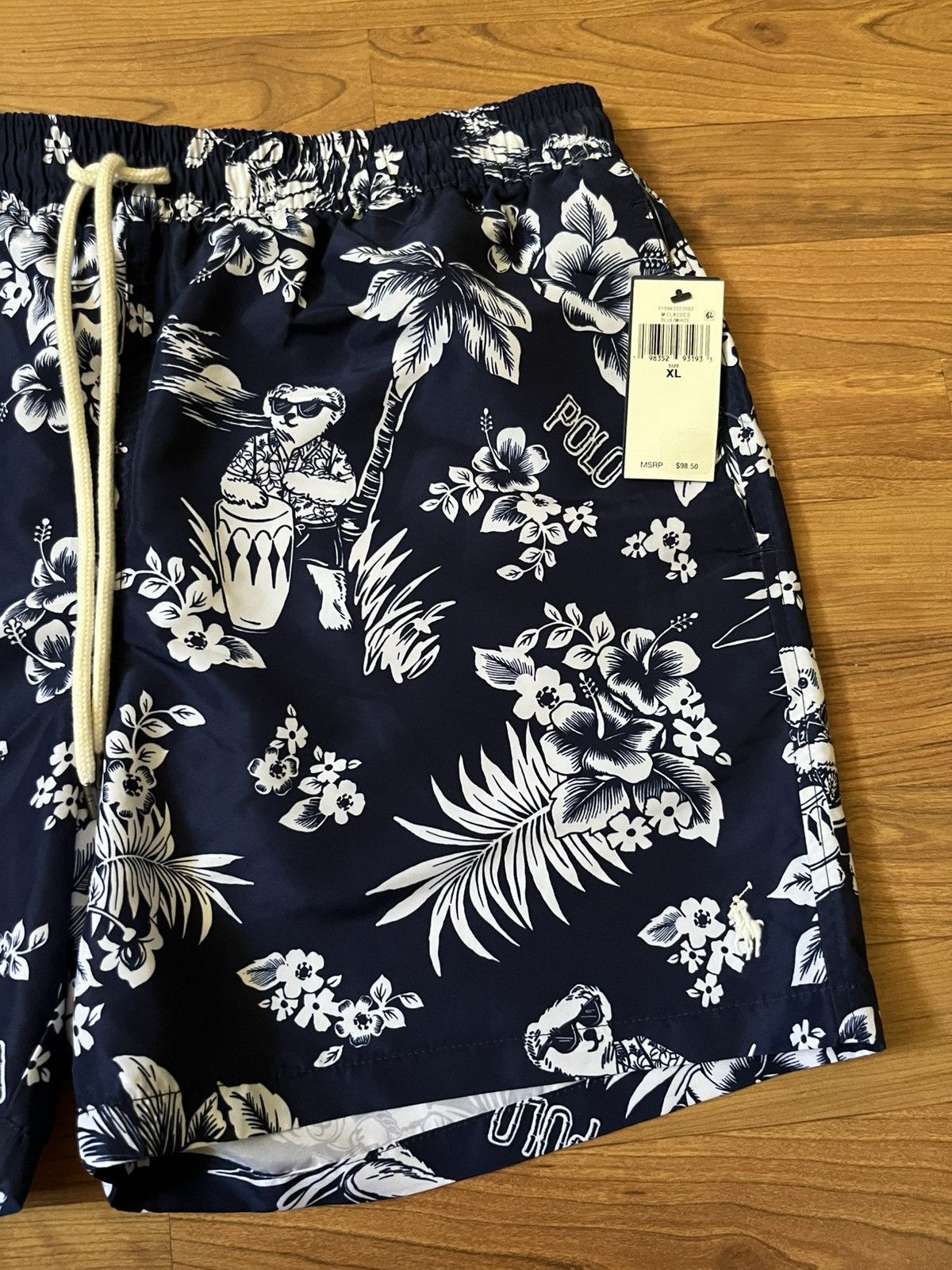 Polo Ralph Lauren Polo Ralph Lauren Polo Bear Tropical Print Men’s Swim Trunk Size US 34 / EU 50 - 3 Thumbnail