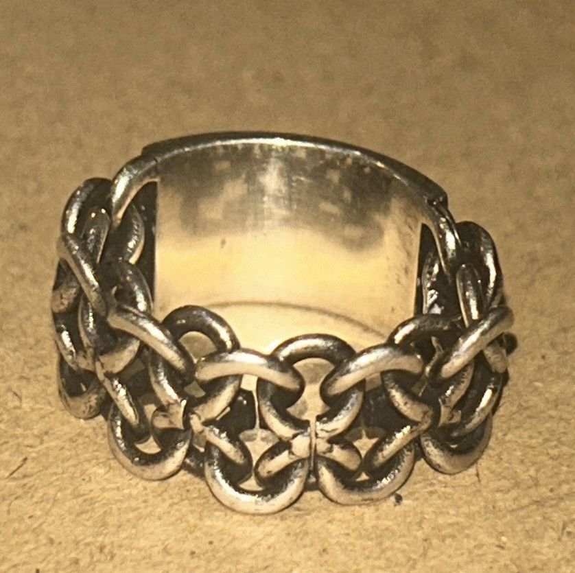 Saint Laurent Paris Saint Laurent ID Plaque Ring in Metal size US 6 Size ONE SIZE - 2 Thumbnail