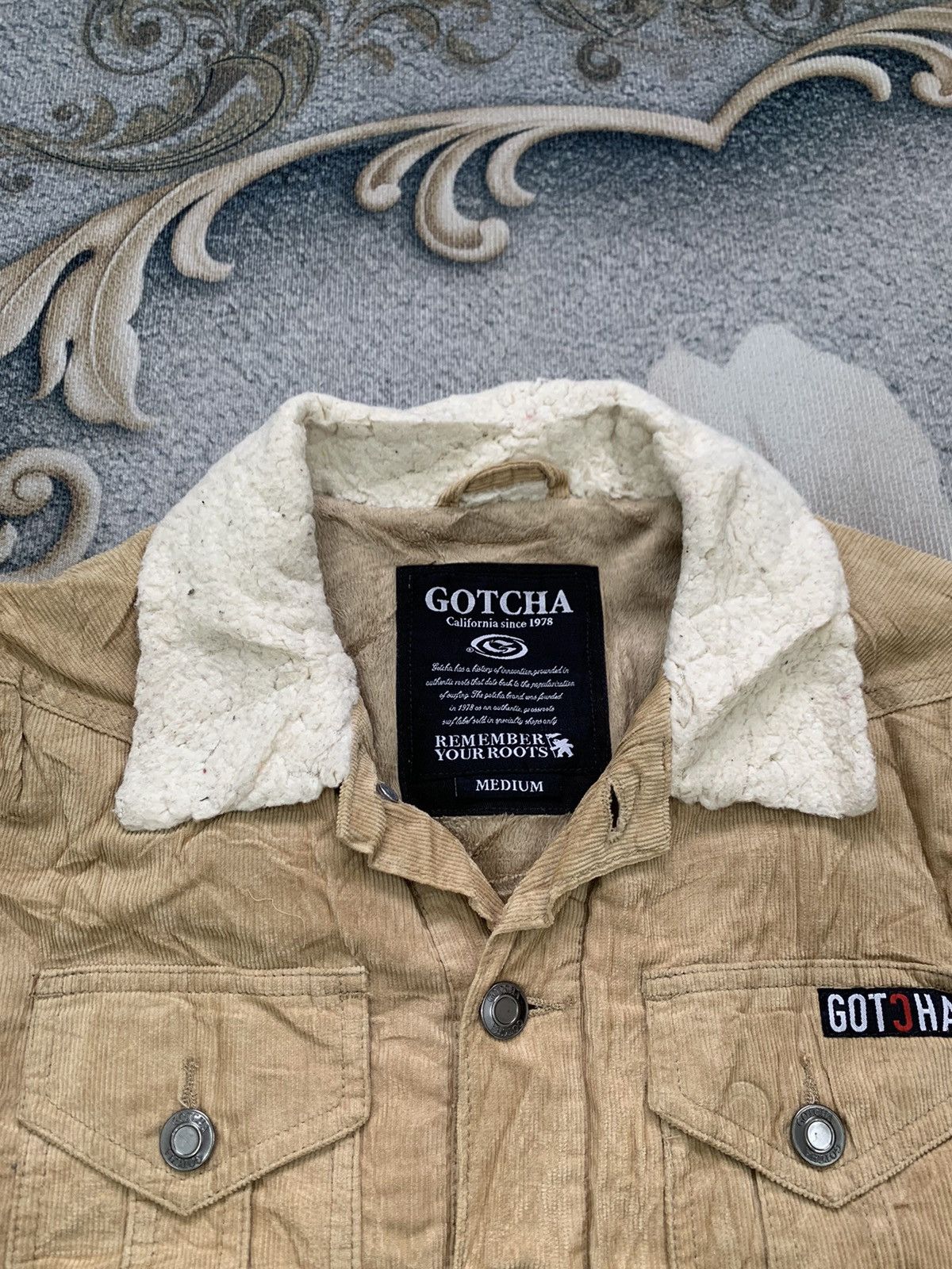 Gotcha Gotcha Embroidered House Of Gotcha Corduroy Jacket Size US M / EU 48-50 / 2 - 6 Thumbnail