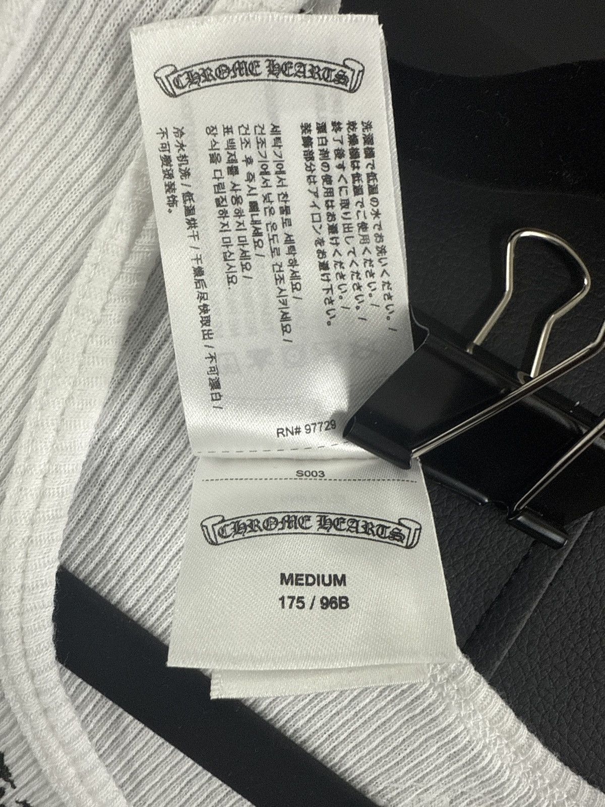 Chrome Hearts CHROME HEARTS SCROLL TANK TOP WHITE Size M / US 6-8 / IT 42-44 - 5 Thumbnail