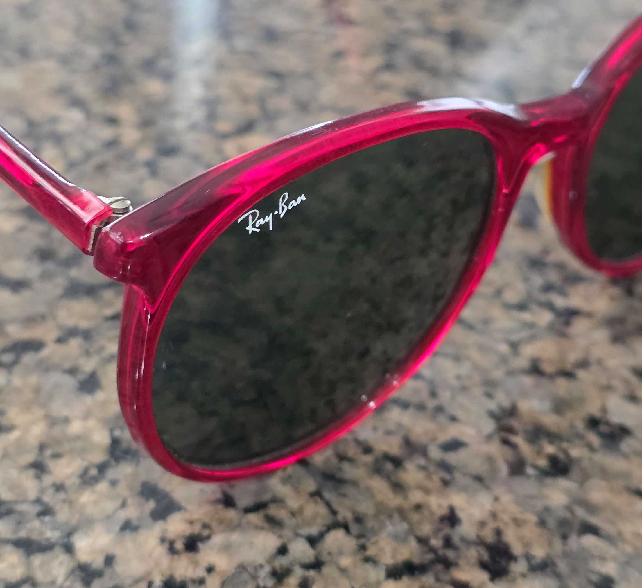 RayBan Ray Ban Bausch & Lomb Sunglasses Style C B&L Rare Red Frame Size ONE SIZE - 11 Thumbnail
