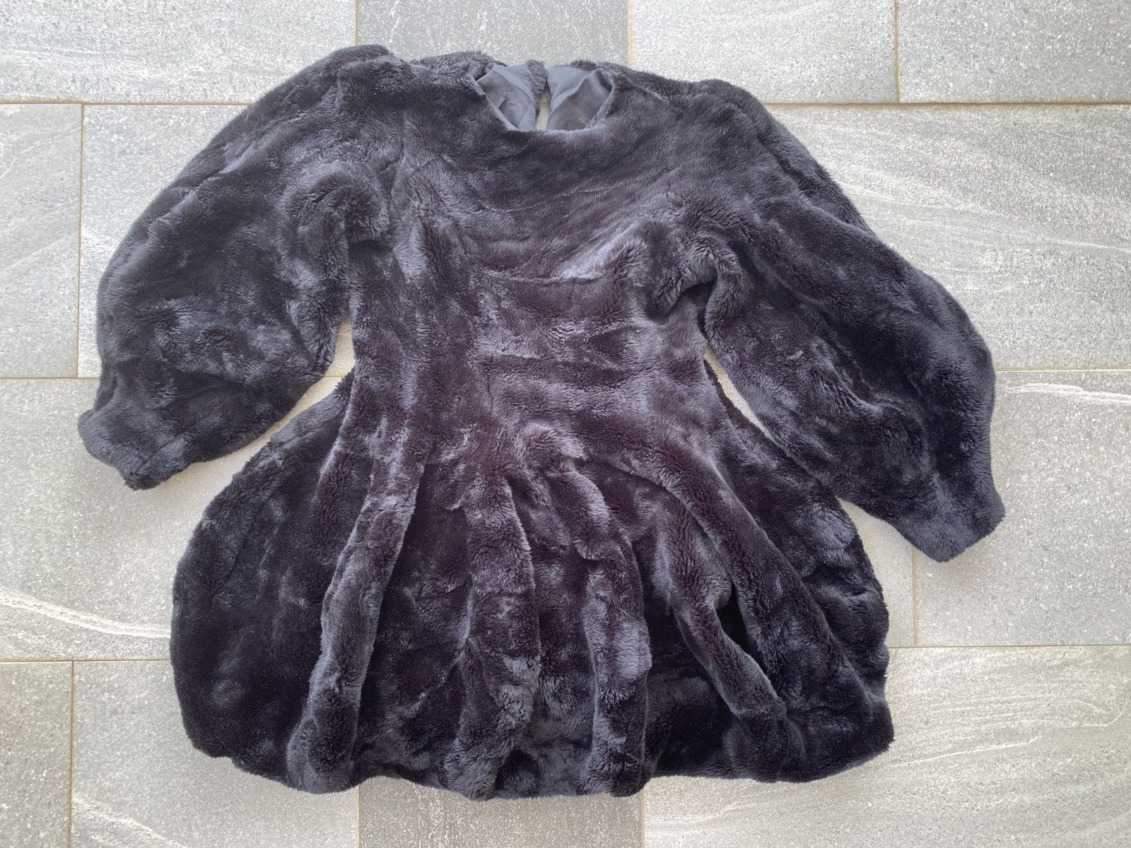 Tsumori Chisato Rare 🔥 Tsumori Chisato Issey Miyake Faux Fur Mini Dress Size S / US 4 / IT 40 - 1 Thumbnail