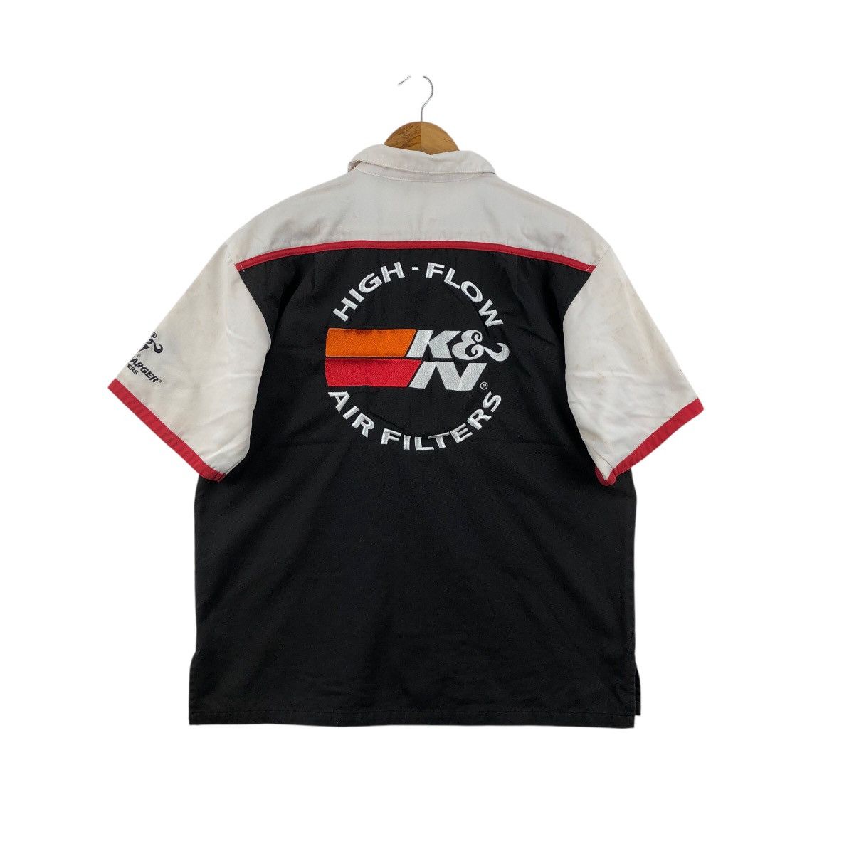 Vintage Vintage K&N Performance Work Shirt Racing Team Motosports Size US L / EU 52-54 / 3 - 5 Thumbnail