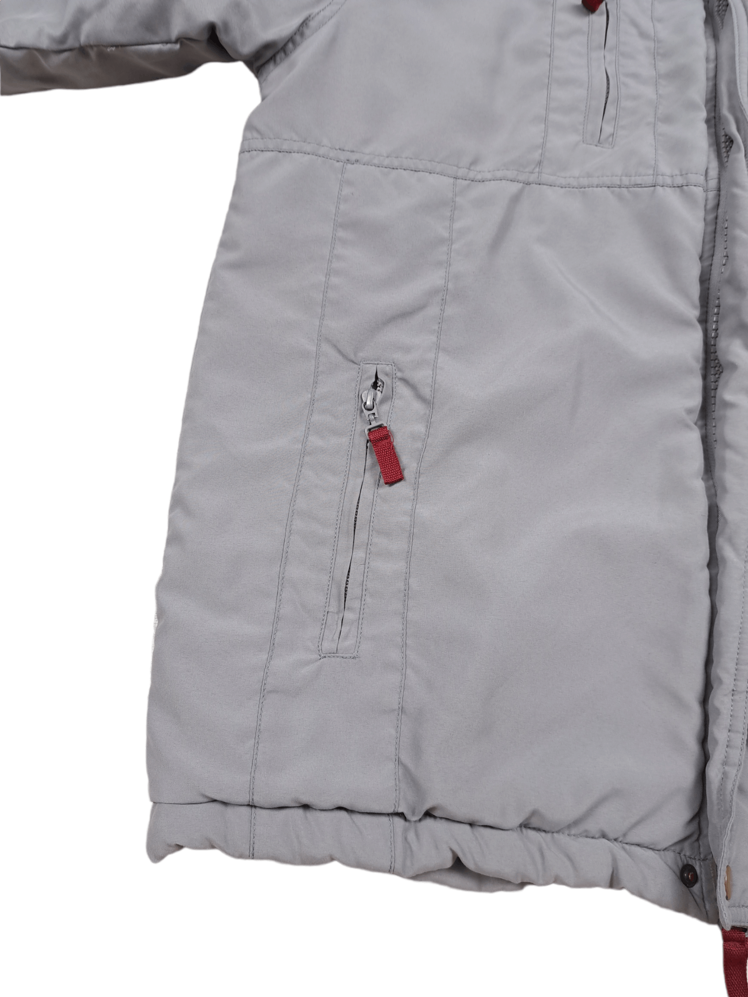 Mercedes-Benz 💎 Vintage Gray Quilted Bomber Jacket Racing Y2K 90s Size US L / EU 52-54 / 3 - 6 Thumbnail