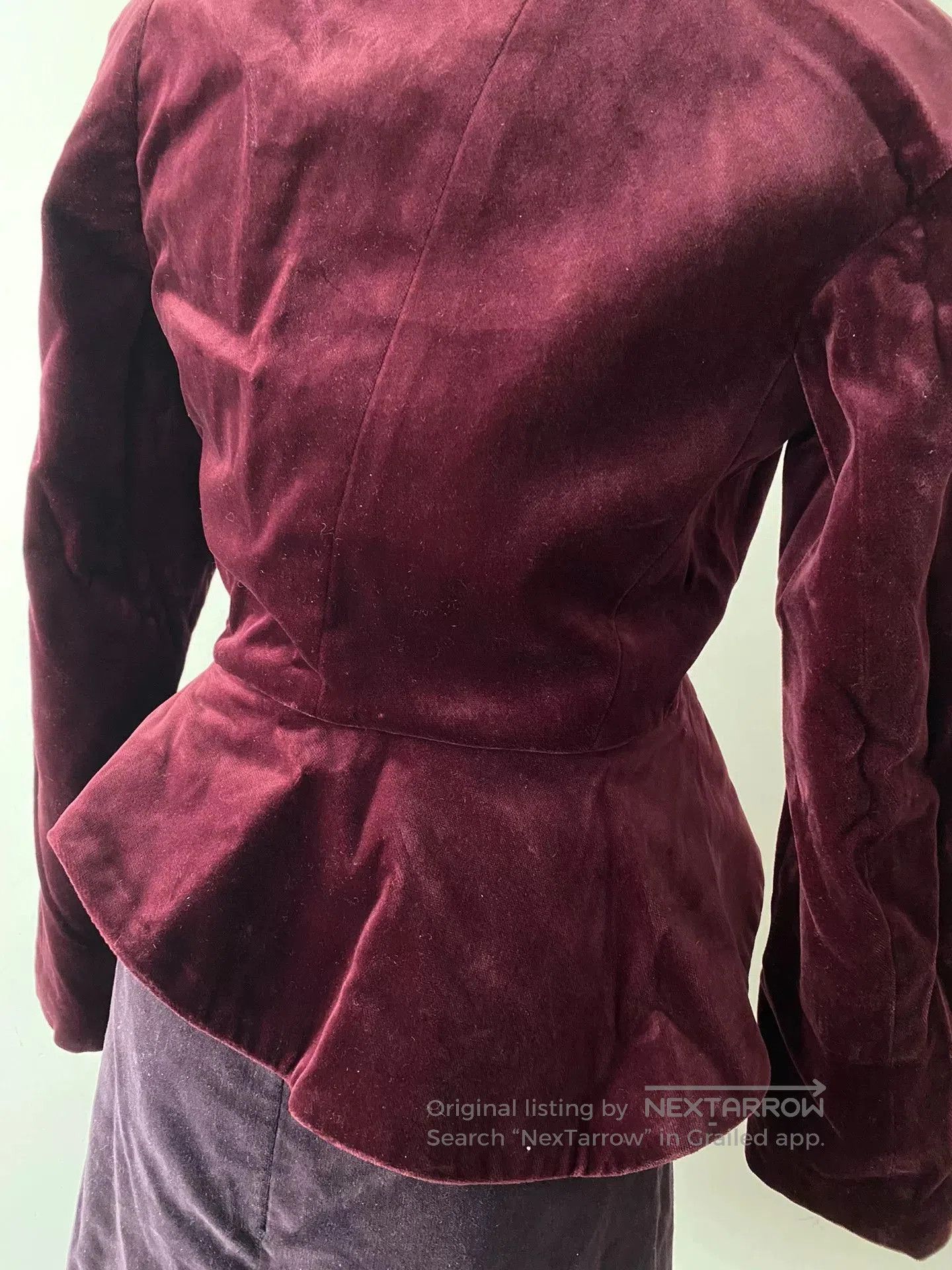 Vivienne Westwood vivienne westwood burgundy velvet blazer outfit. Size M / US 6-8 / IT 42-44 - 3 Thumbnail