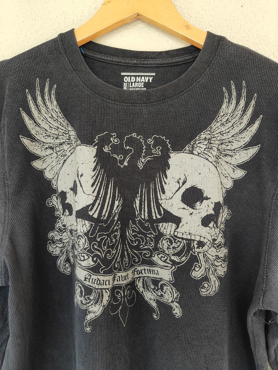 Old Navy Old Navy Skull Long Sleeve T Size US M / EU 48-50 / 2 - 3 Thumbnail