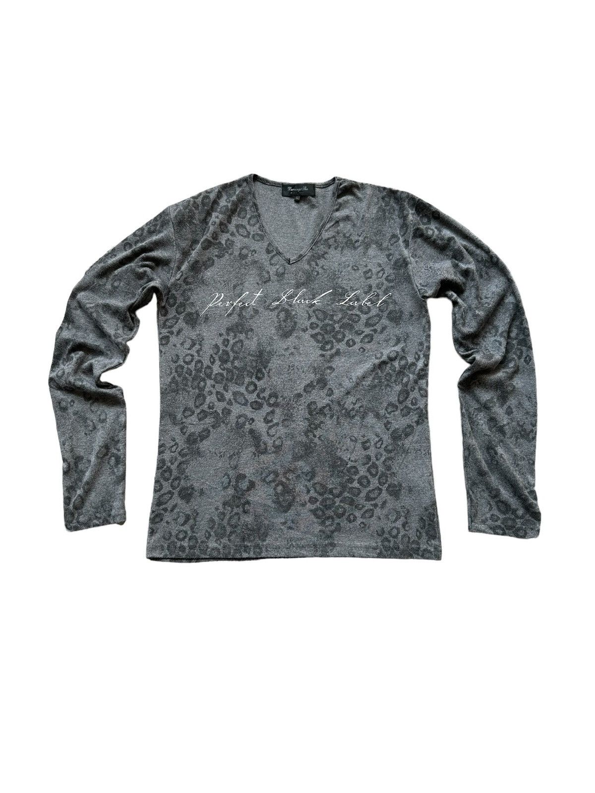 BERNINGS SHO 00's Berning Sho Black Label trompe l’oeil overprinted Size US M / EU 48-50 / 2 - 3 Thumbnail