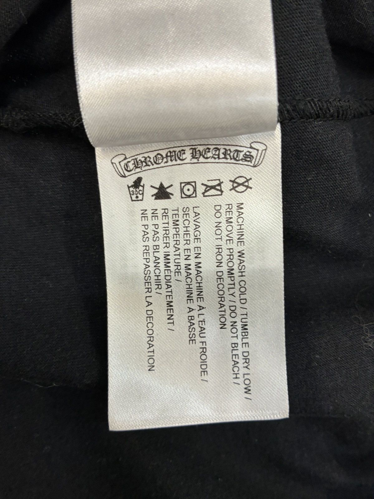 Chrome Hearts CHROME HEARTS BOOST LOGO T-SHIRT 'BALCK' Size US M / EU 48-50 / 2 - 8 Thumbnail
