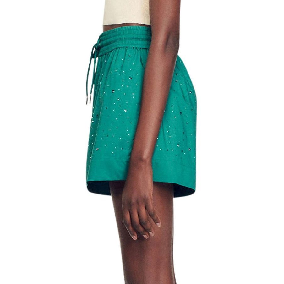 Sandro Sandro Paris Green Telaviv Shorts Size 42 Size 28" / US 6 / IT 42 - 12 Thumbnail