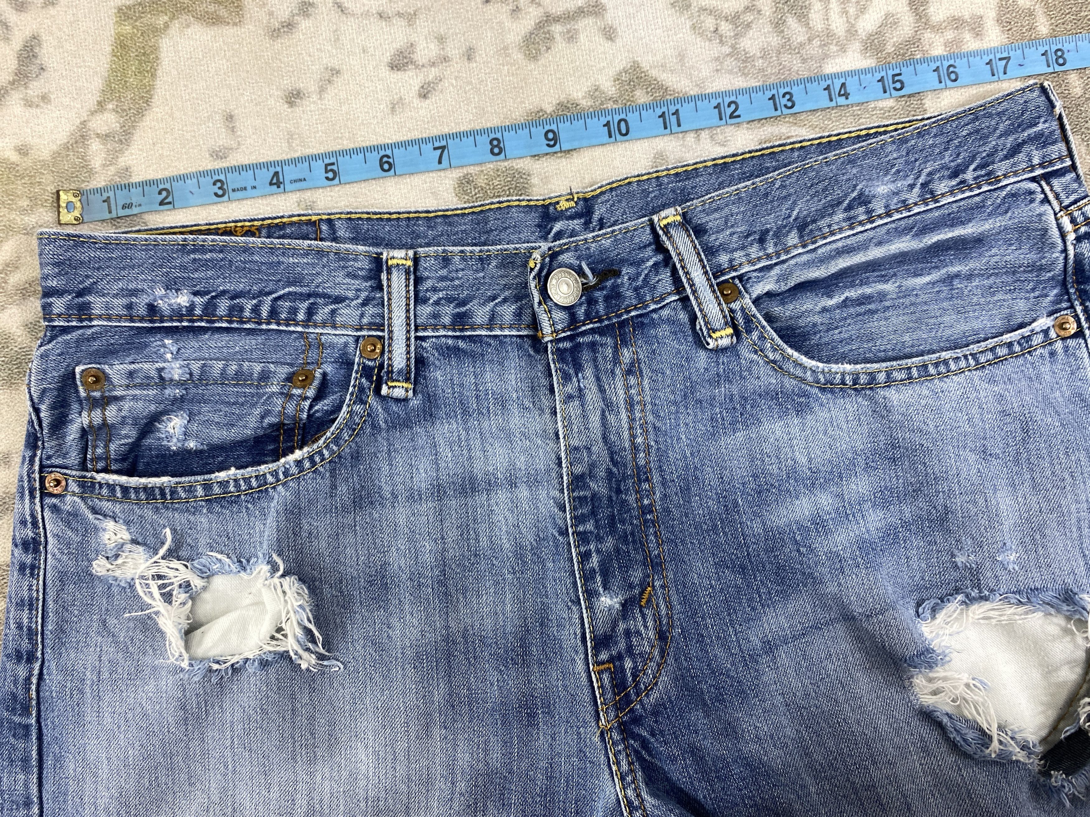 Levi's Distressed Blue Vintage Levi's 514 35x32 Denim -SJ133 Size US 35 - 5 Thumbnail