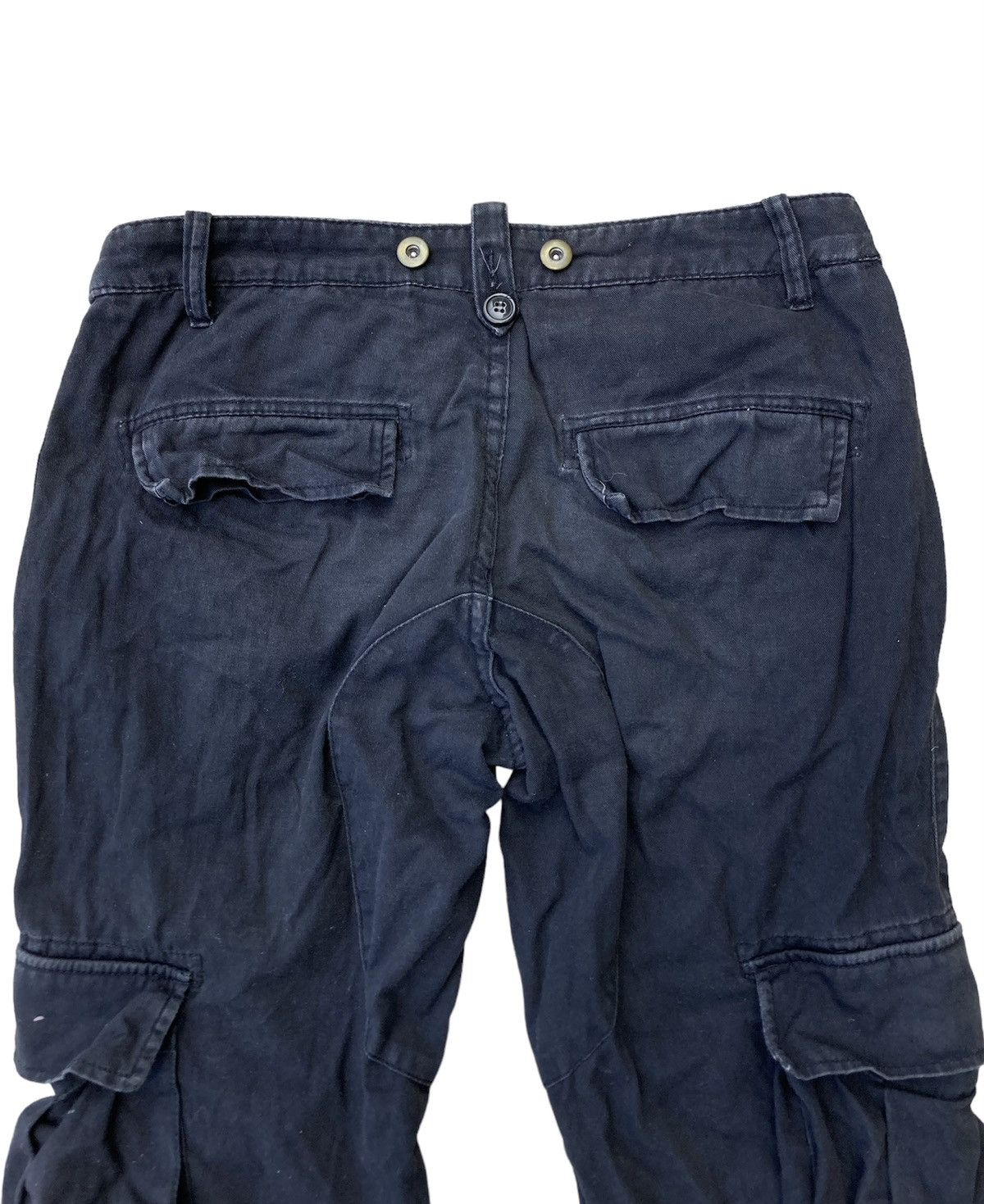 Japanese Brand Vintage Bike Star Bondage Cargo Distressed Pants Size US 30 / EU 46 - 8 Thumbnail