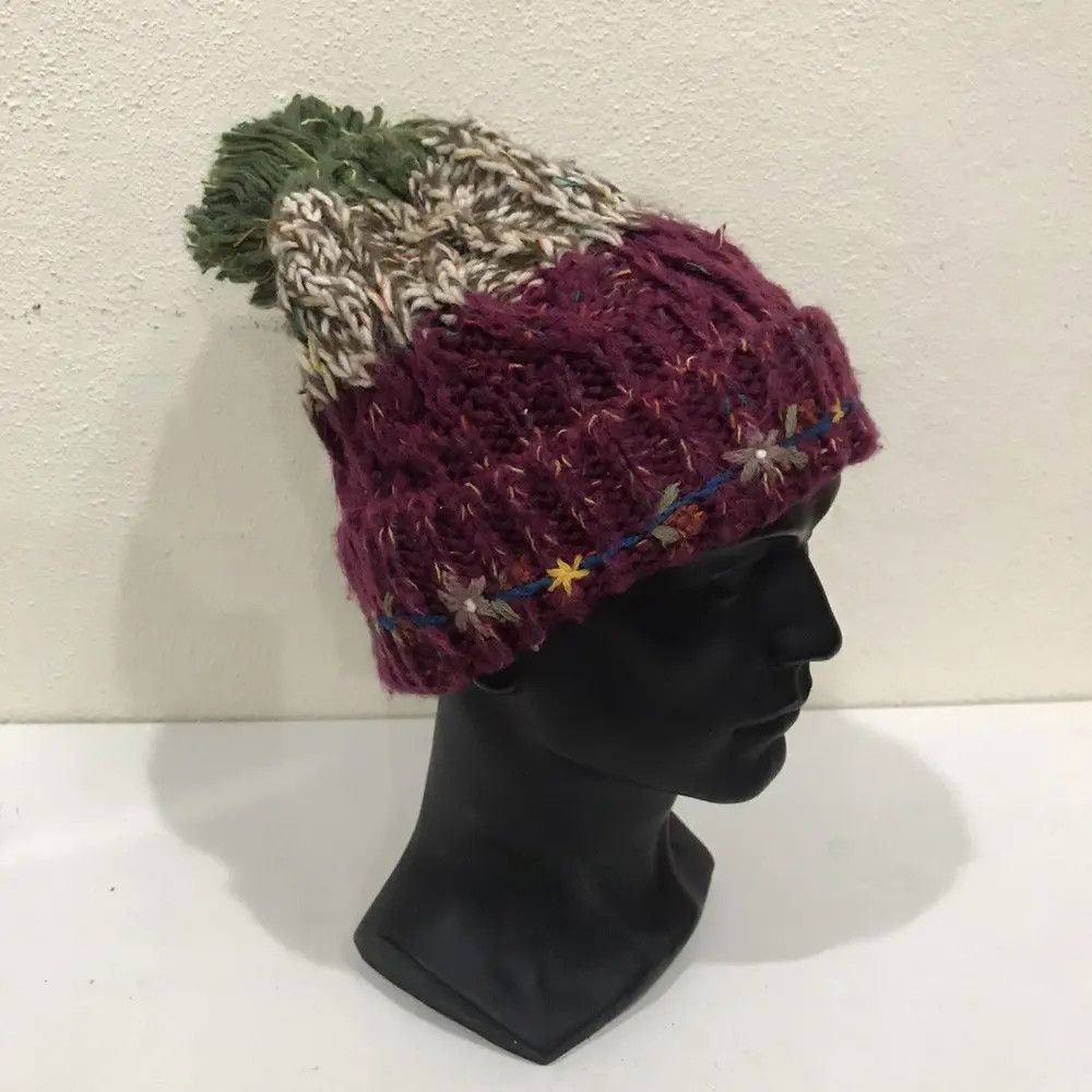 Japanese Brand × Kapital × Vintage Japanese Brand Knit Beanie Hat Size ONE SIZE - 2 Thumbnail