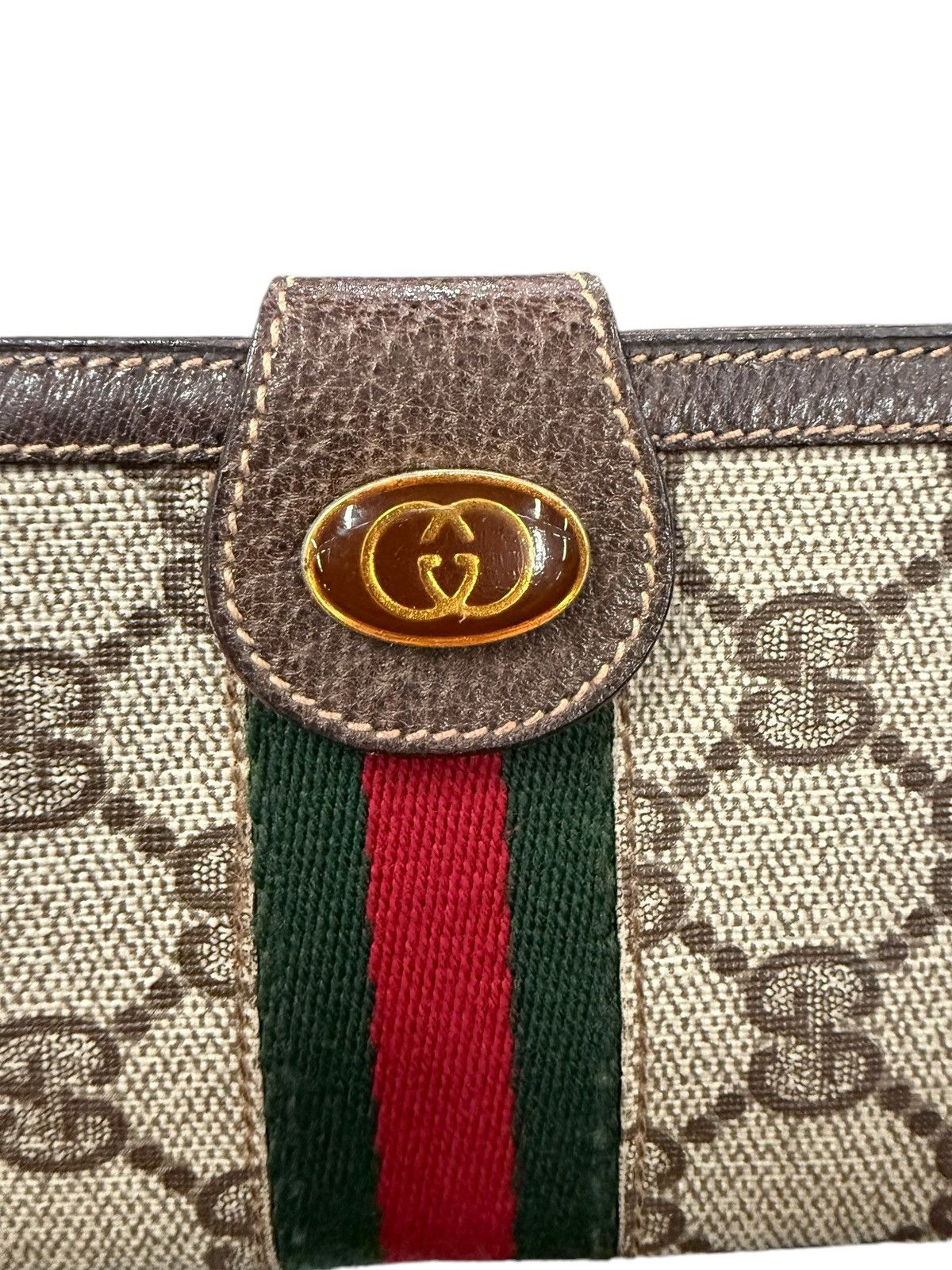 Vintage AUTHENTIC VINTAGE GUCCI LONG WALLET Size ONE SIZE - 3 Thumbnail