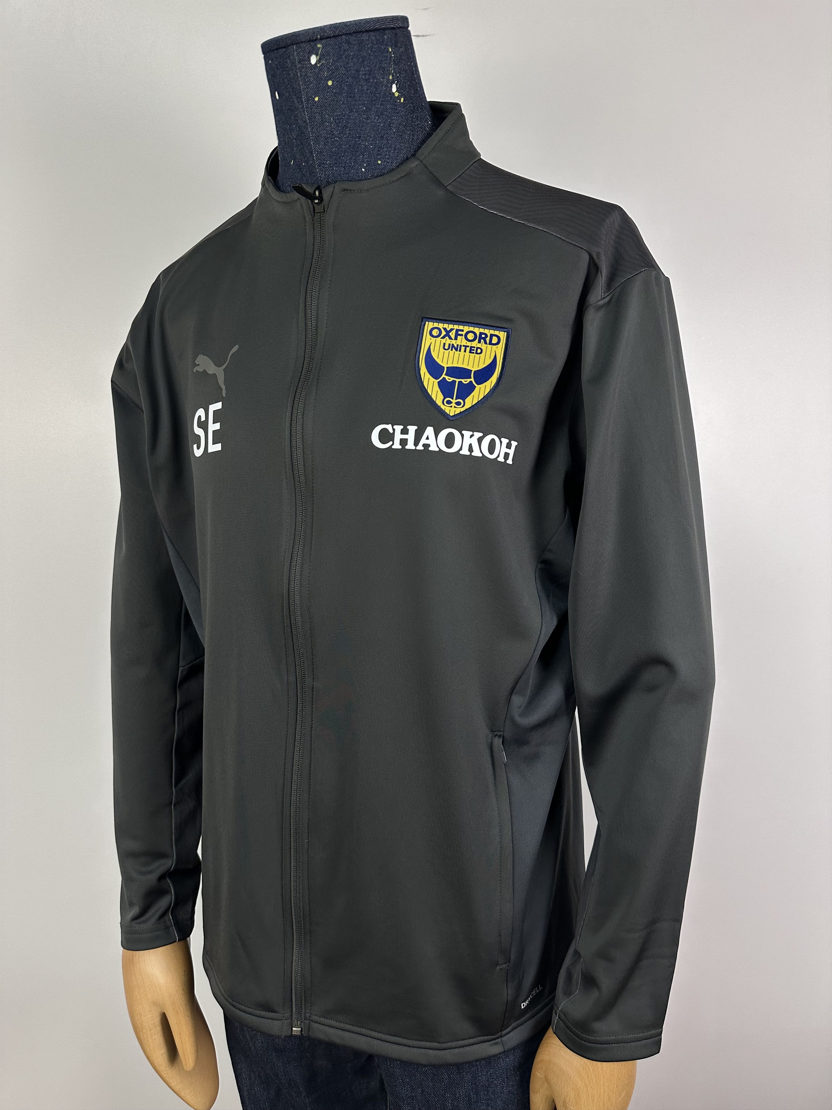 Puma Oxford United Training Jacket Long Sleeve Zip Puma Mens Size US XL / EU 56 / 4 - 1 Thumbnail