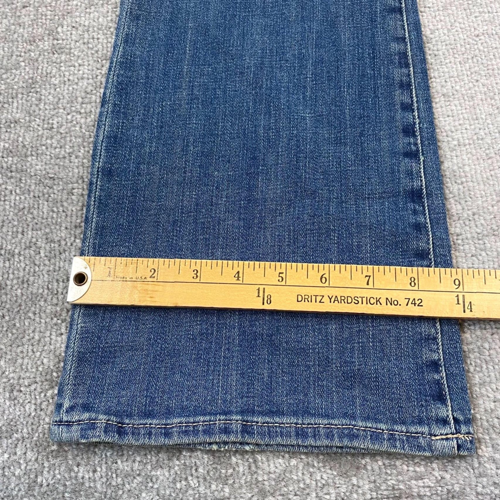 Lucky Brand Lucky Brand Sweet Boot Jeans Womens 12 Blue Wash Denim Stretch Mid-Rise NEW Size 34" / US 12 / IT 48 - 6 Thumbnail