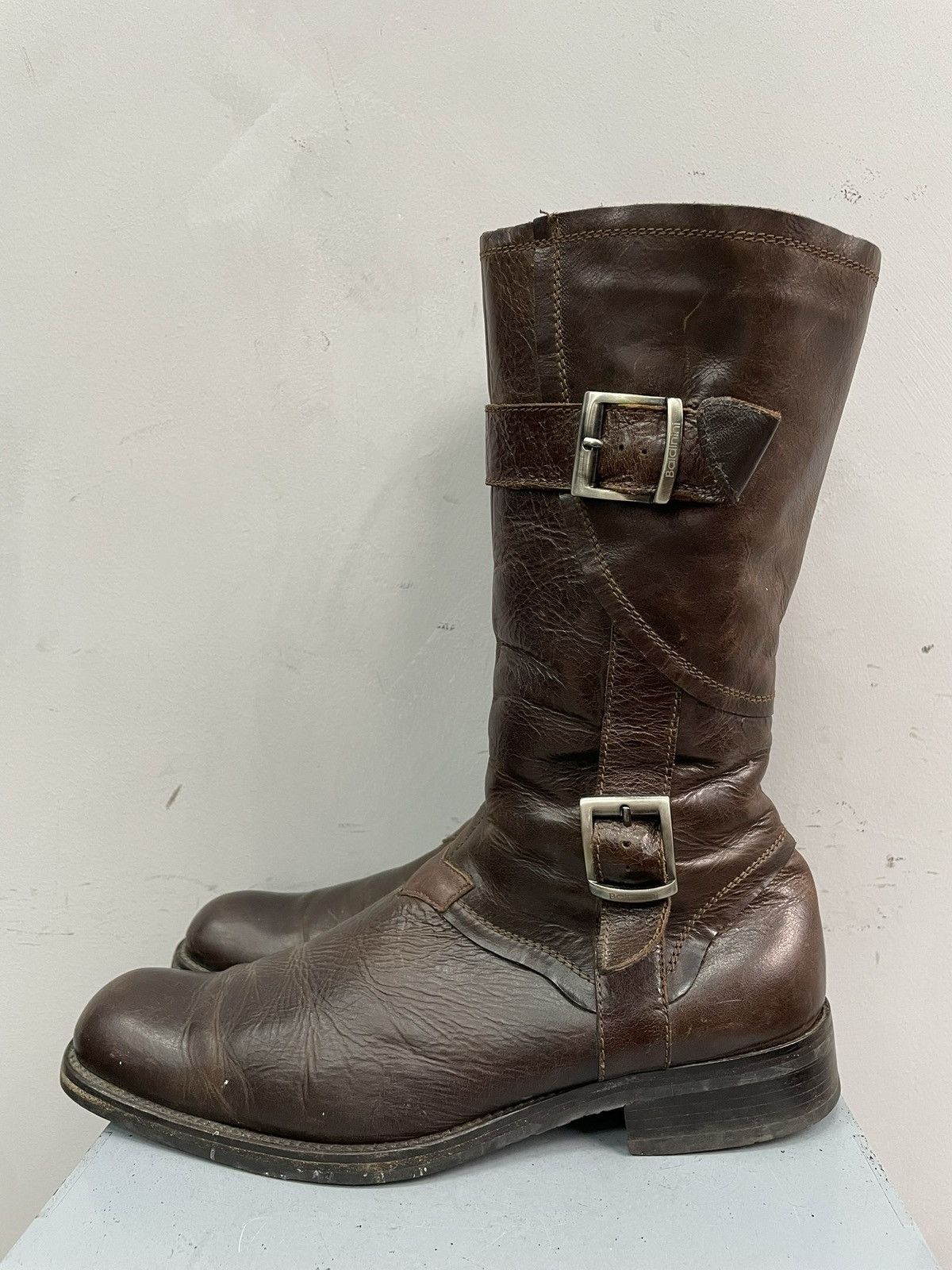 Baldinini Guidi style rare Japanese archive moto ankle fashion boots Size US 9 / EU 42 - 1 Thumbnail