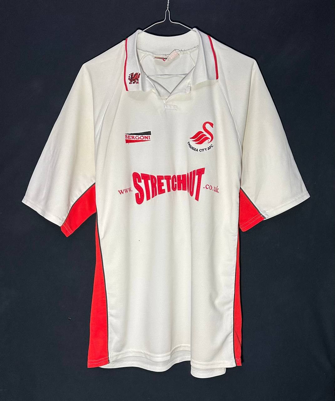 Vintage Swansea City fc home 2000 -2001 Bergoni football jersey tee Size US L / EU 52-54 / 3 - 1 Thumbnail