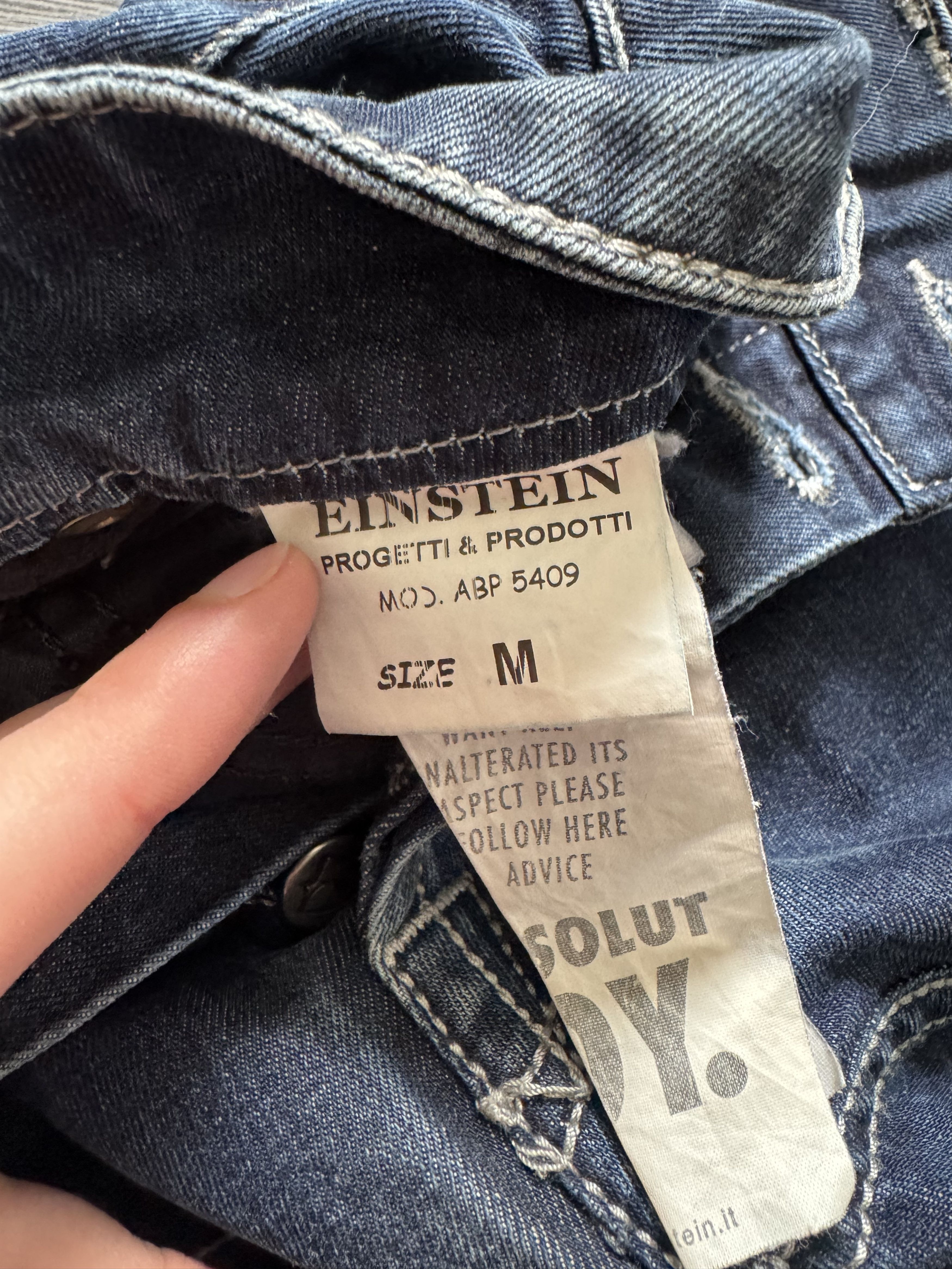 Absolut Joy Einstein Distressed Zipper Denim Jeans