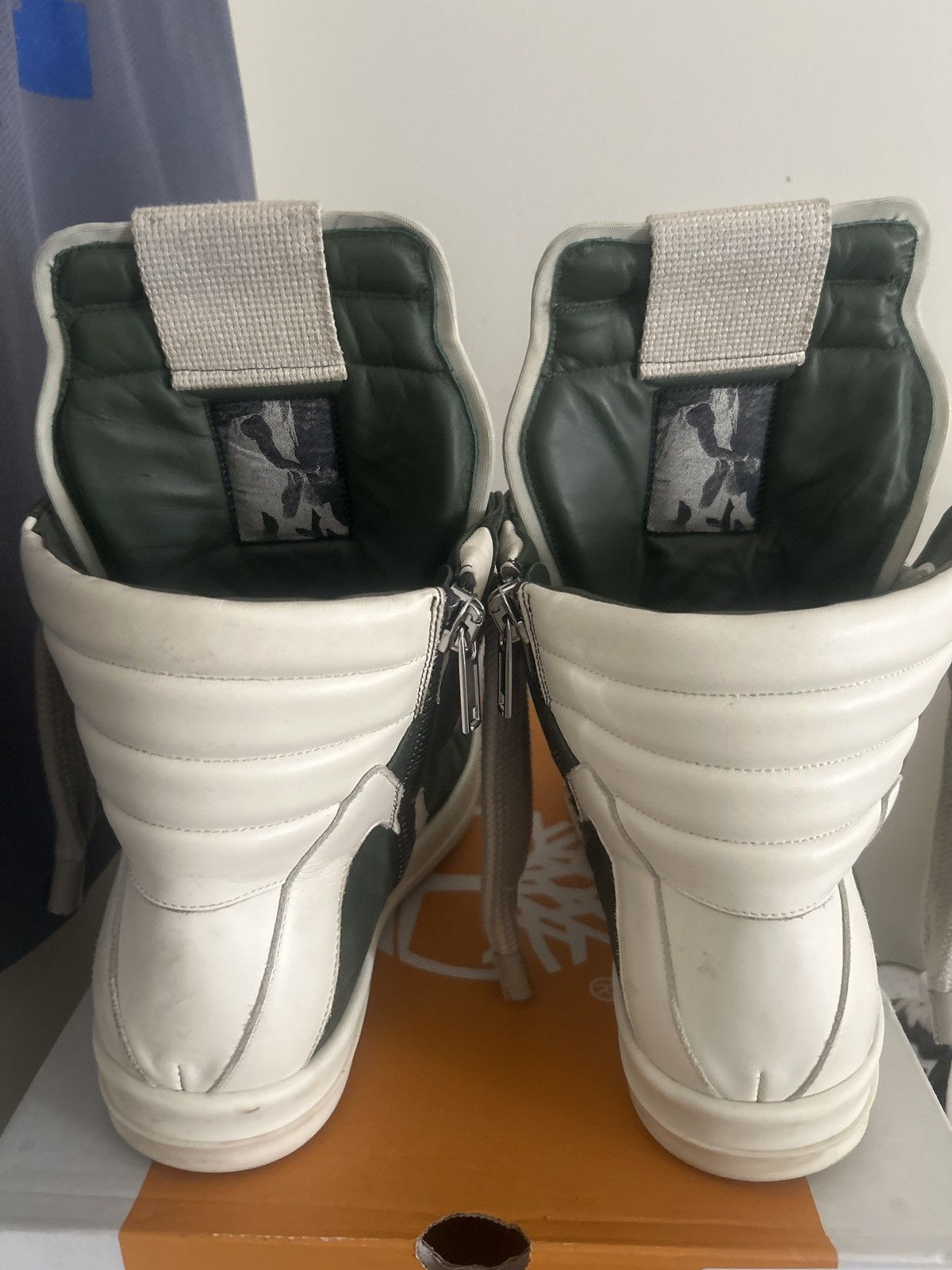 Rick Owens Geobasket moss green Size US 9 / EU 42 - 4 Thumbnail