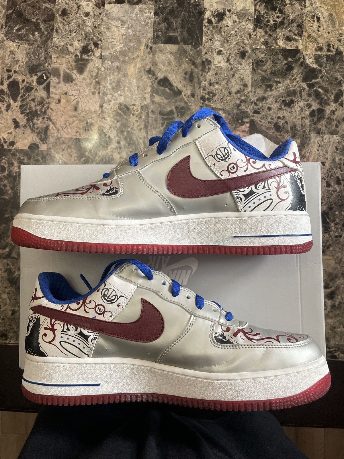 Nike 2005 AF1 low Collection Royale sample Size US 9 / EU 42 - 2 Thumbnail