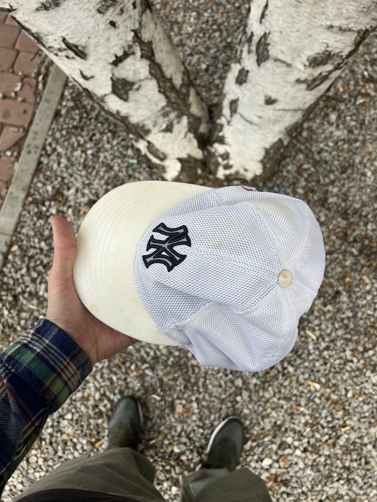 Vintage VERY RARE ADIDAS NEW YORK YANKEES MLB CAP RETRO Y2K 90s NY Size ONE SIZE - 7 Thumbnail