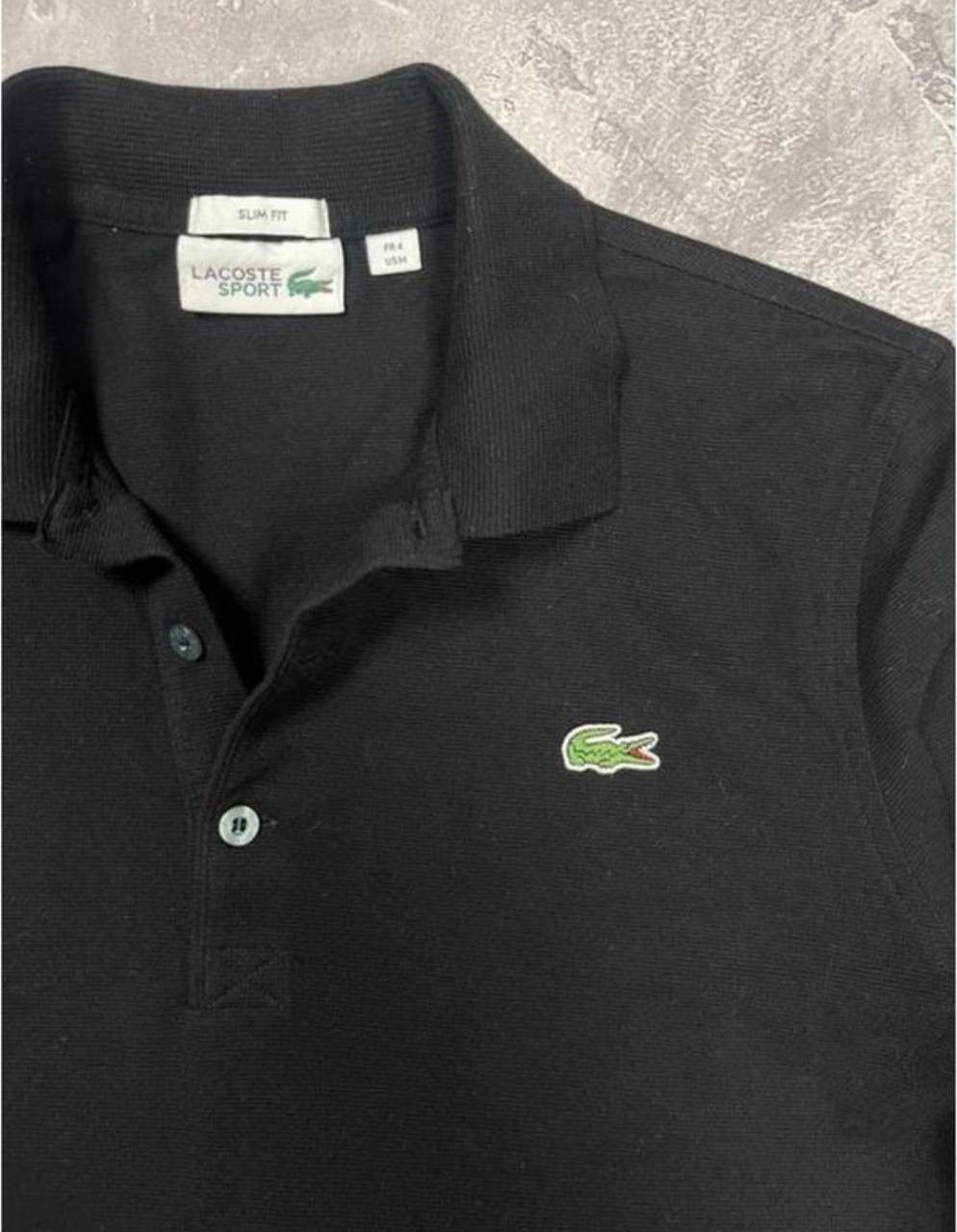 Lacoste Lacoste Black Long Sleeve Polo Shirt – Size M Size US M / EU 48-50 / 2 - 2 Thumbnail