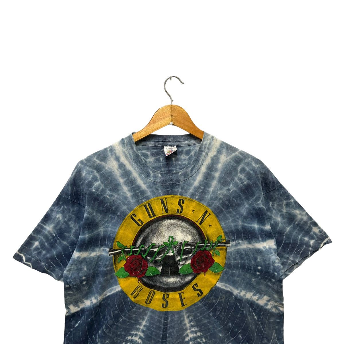 Band Tees × Guns N' Roses × Vintage Vintage Gun N Roses Tye Dye Tshirt Size US L / EU 52-54 / 3 - 2 Thumbnail