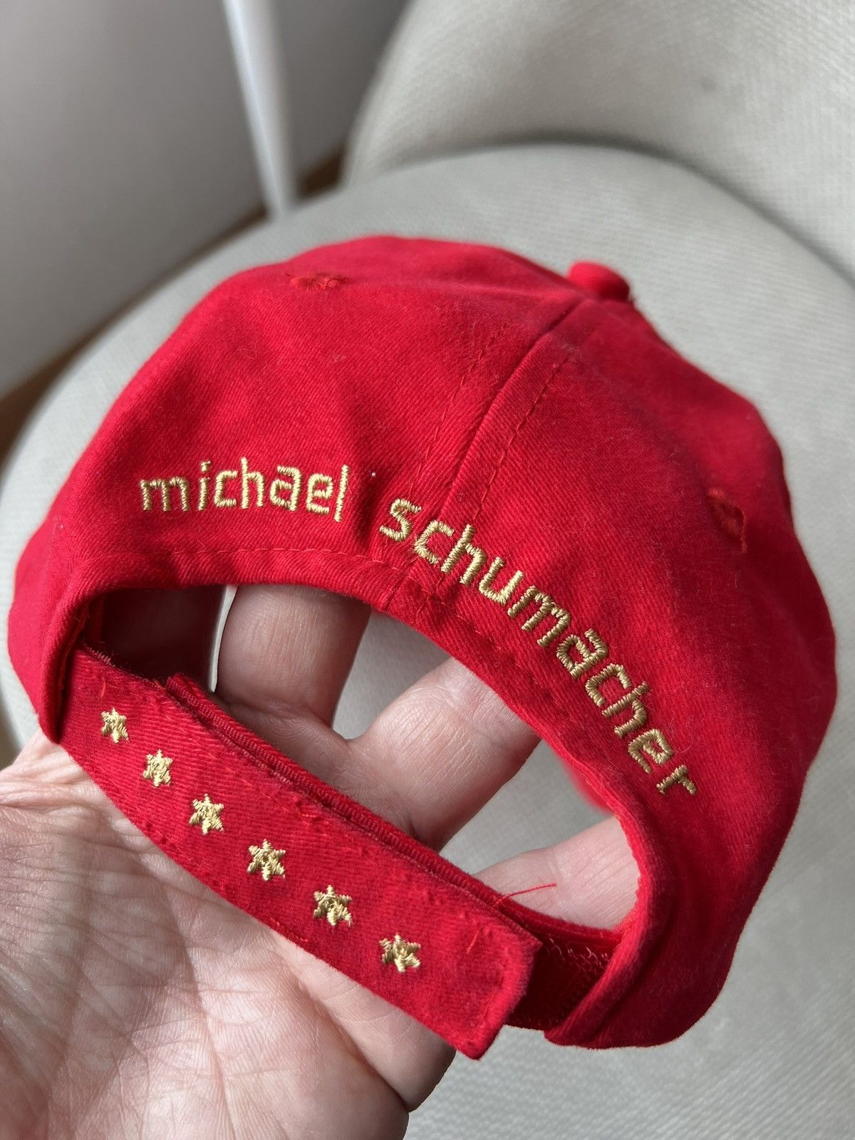 Ferrari Vintage Cap Ferrari Michael Schumacher 6x World Champion Size ONE SIZE - 8 Thumbnail