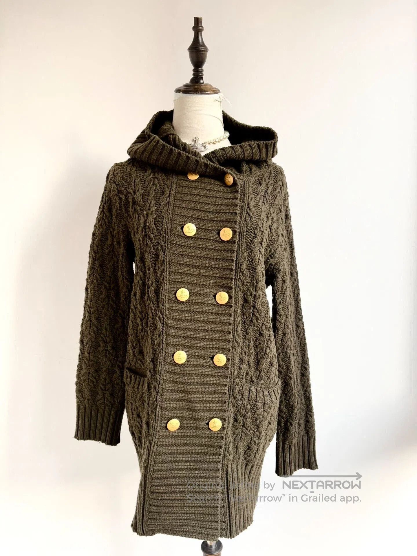 Vivienne Westwood Vivienne Westwood Brown Knit Witch Hat Sweater. Size M / US 6-8 / IT 42-44 - 2 Thumbnail